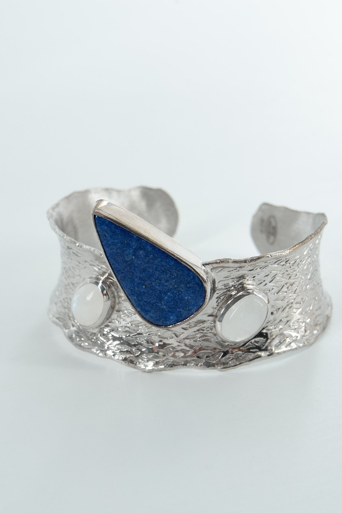 Lapis Lazuli, Ay Taşı Gümüş Bileklik
