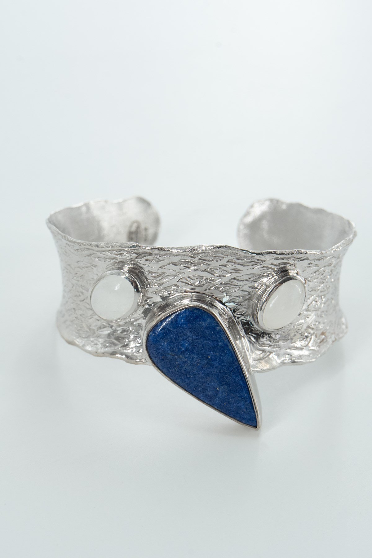Lapis Lazuli, Ay Taşı Gümüş Bileklik