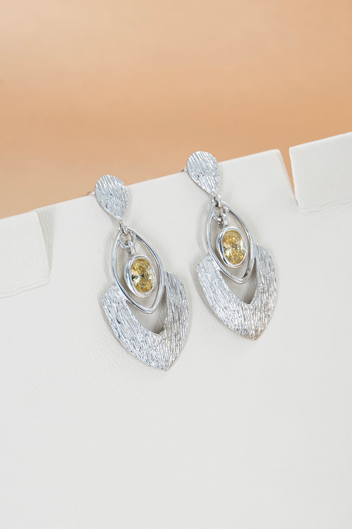 Meksika Diamond Gümüş Küpe