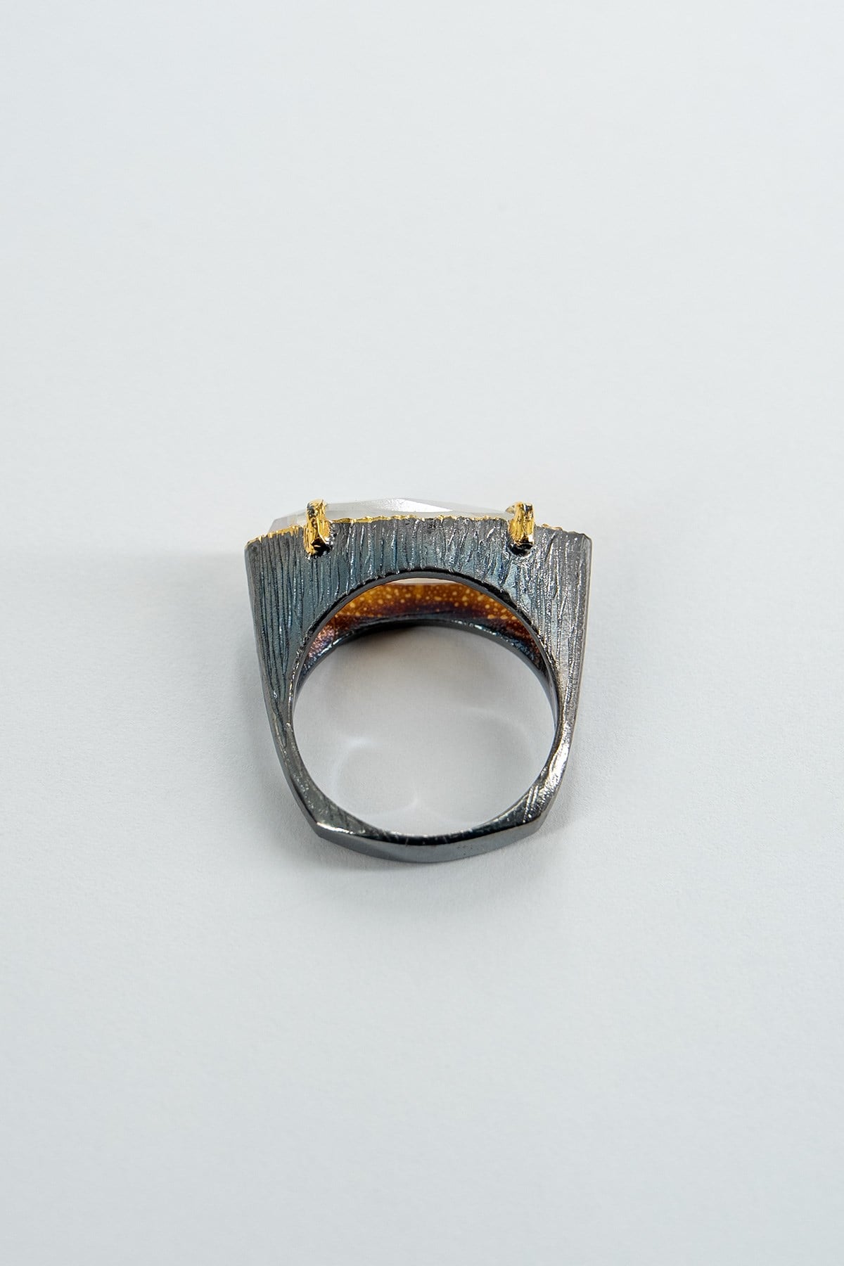 Moonstone (Ay Taşı) Taşlı Tasarım Yüzük