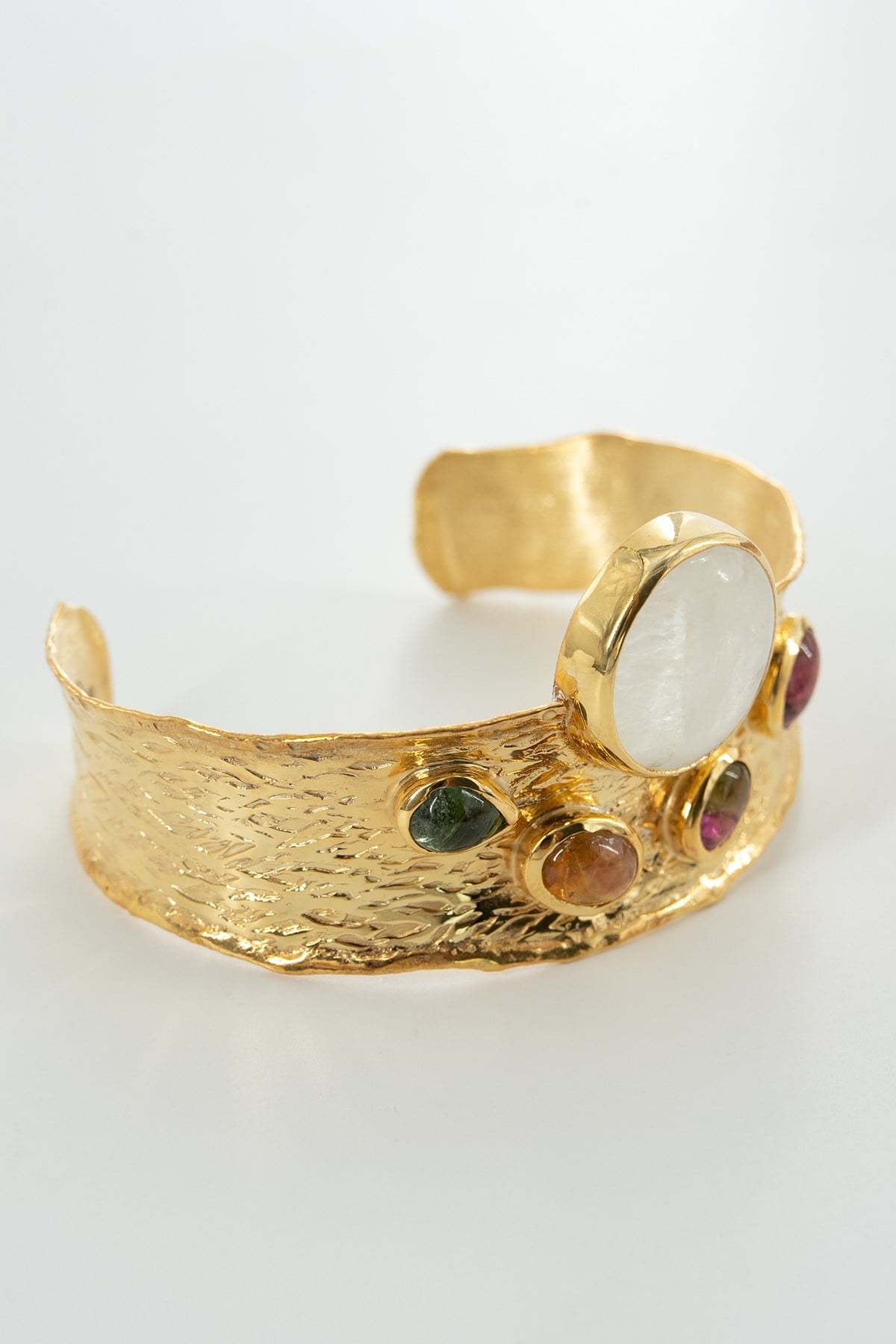 Moonstone (Ay Taşı), Turmalin Taşlı Gümüş Bileklik