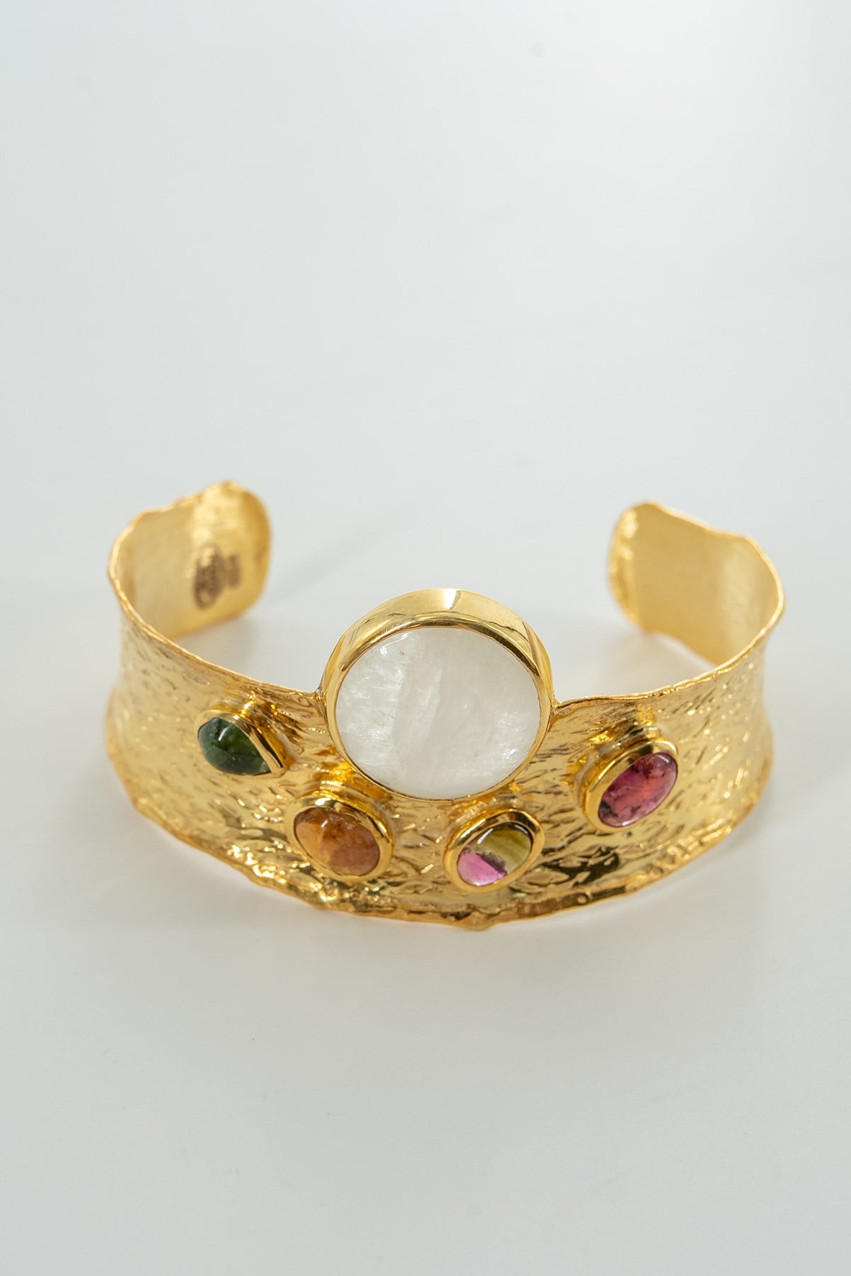 Moonstone (Ay Taşı), Turmalin Taşlı Gümüş Bileklik