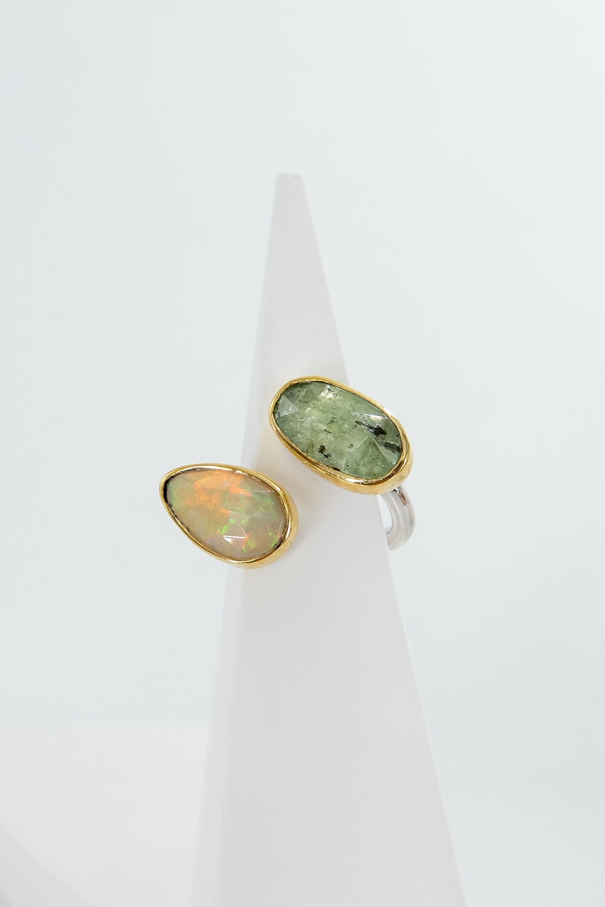 Opal & Kyanite Gümüş Yüzük