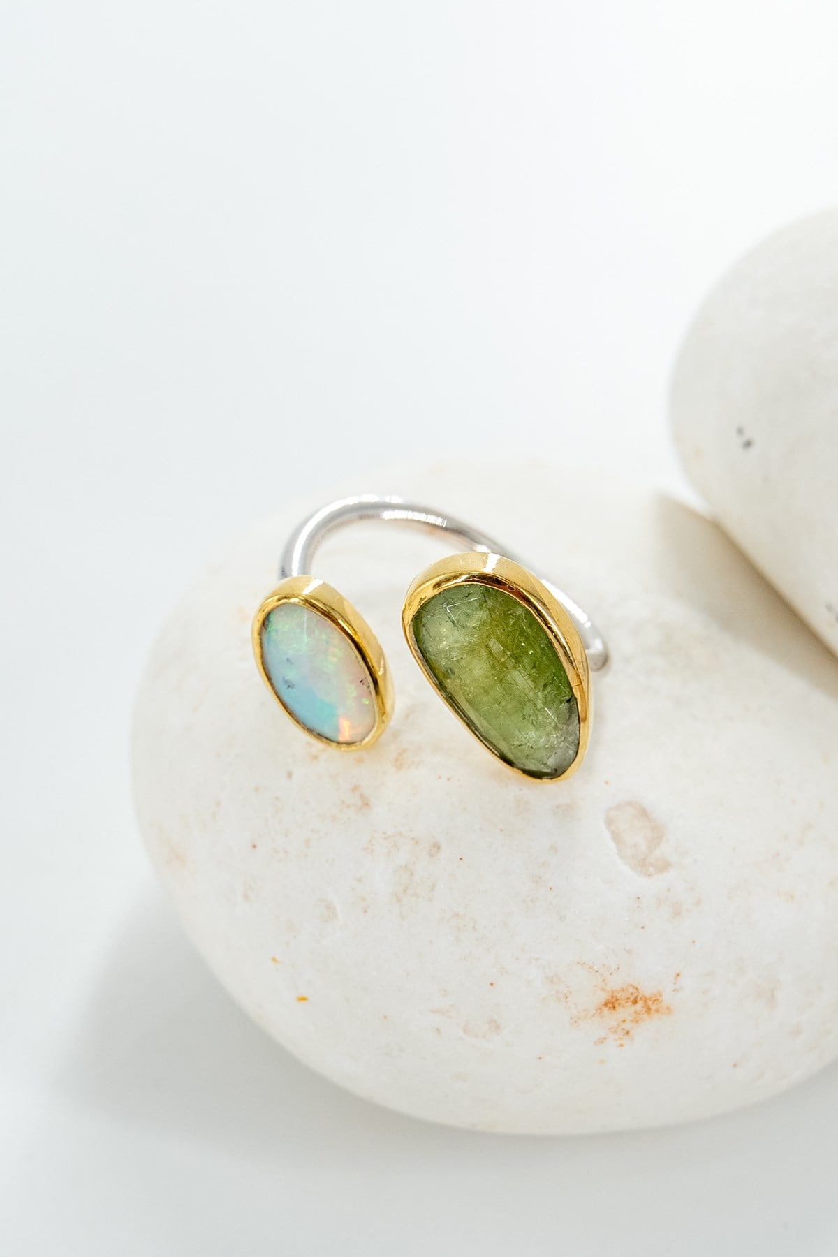 Opal & Kyanite Gümüş Yüzük