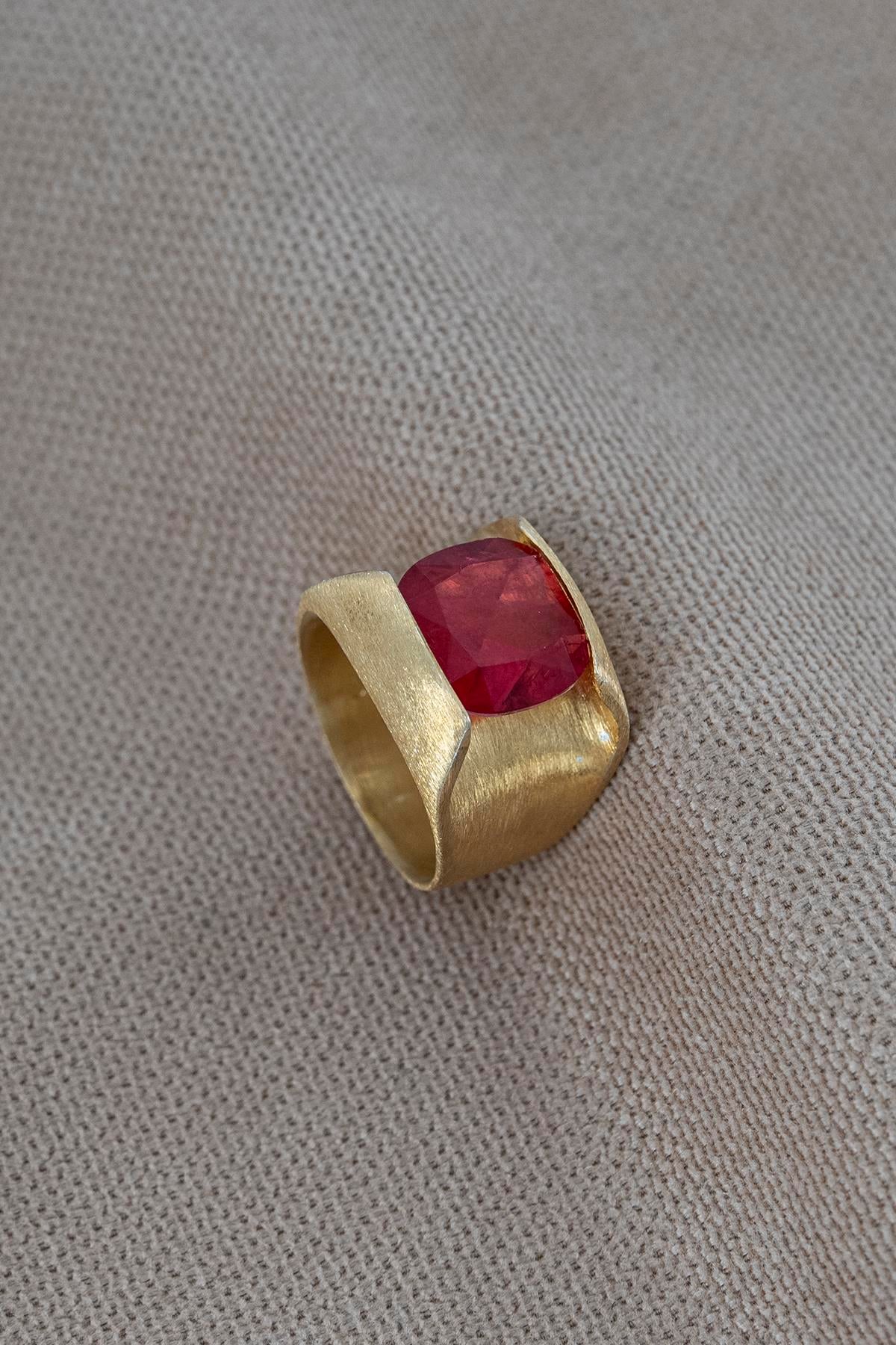 Paraiba Taşlı Gümüş Yüzük