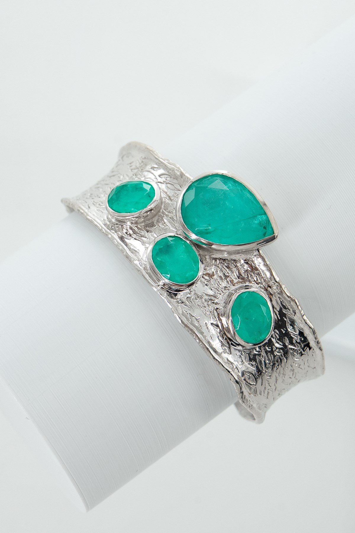 Paraiba Tourmaline Gümüş Bileklik