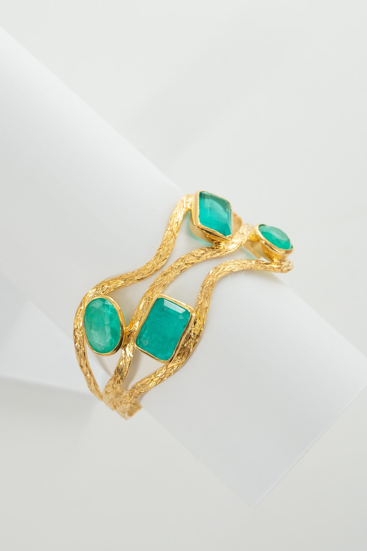 Paraiba Turmalin Gümüş Bileklik