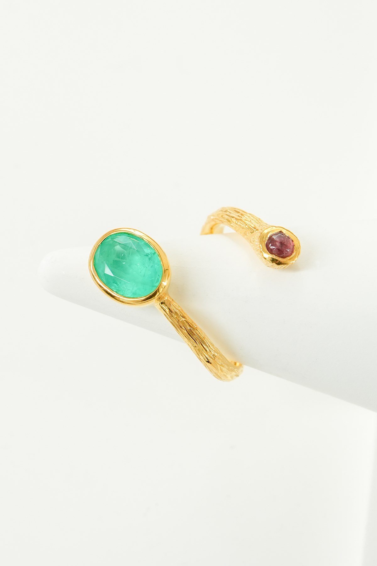 Paraiba Turmalin Taşlı Gümüş Yüzük