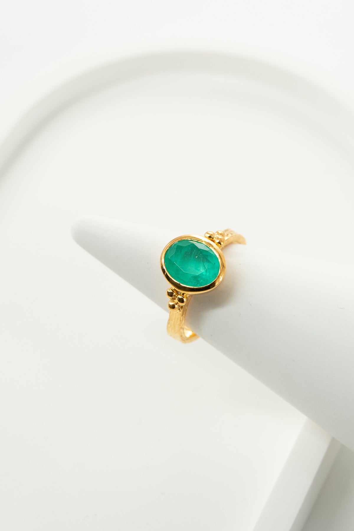 Paraiba Turmalin Taşlı Gümüş Yüzük