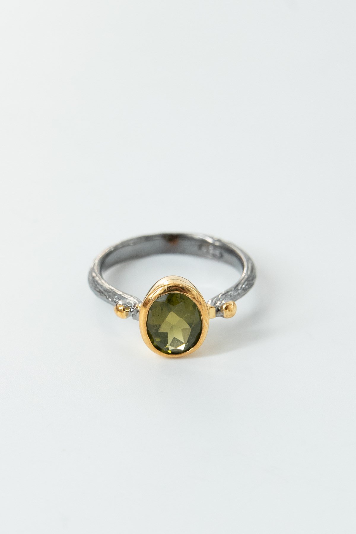 Peridot Gümüş Yüzük