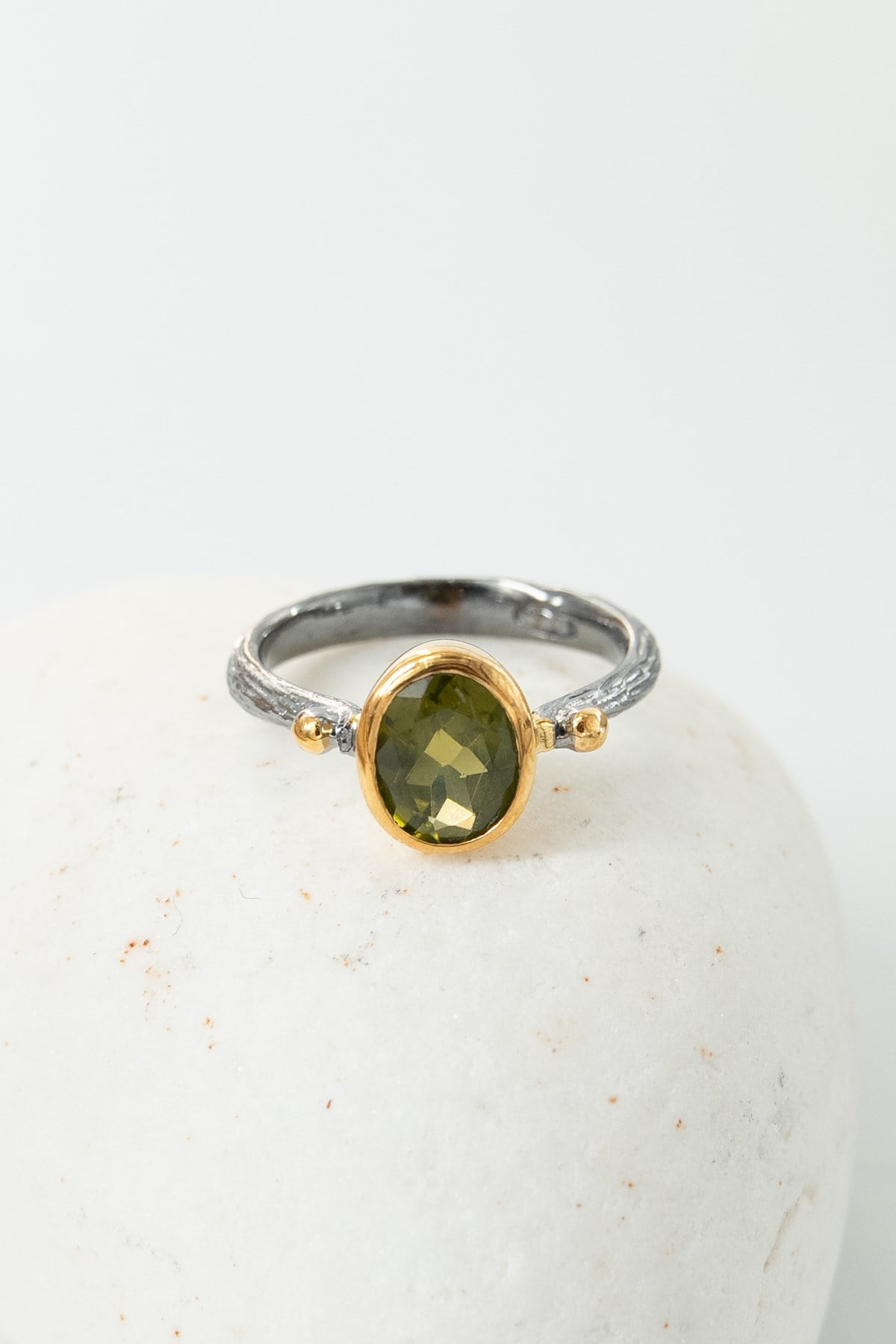 Peridot Gümüş Yüzük