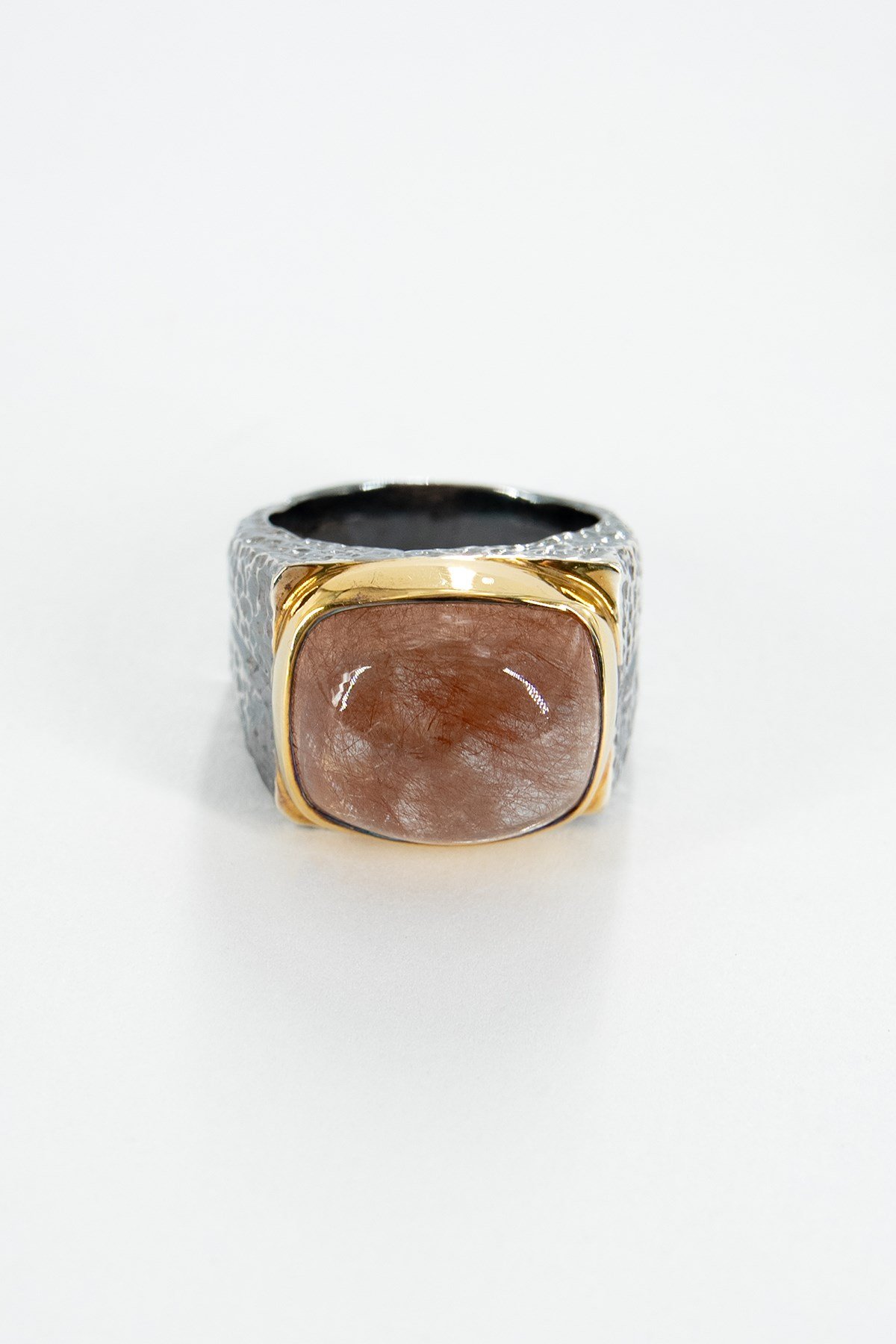 Red Rutil Quartz Gümüş Yüzük