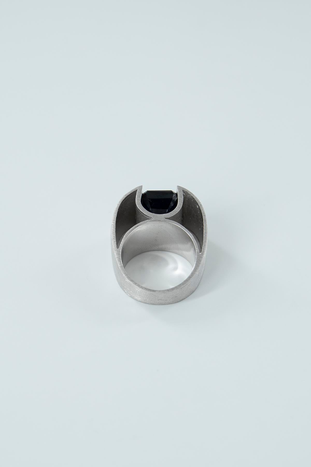 Safir Taşlı Gümüş Yüzük 11.75 Ct 