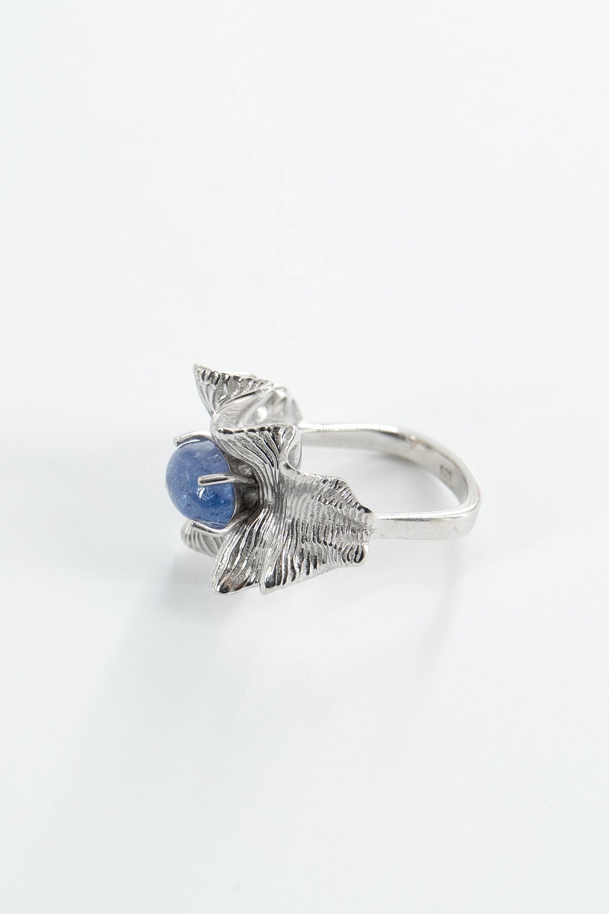 Tanzanite con Pietra Argento Design Anello