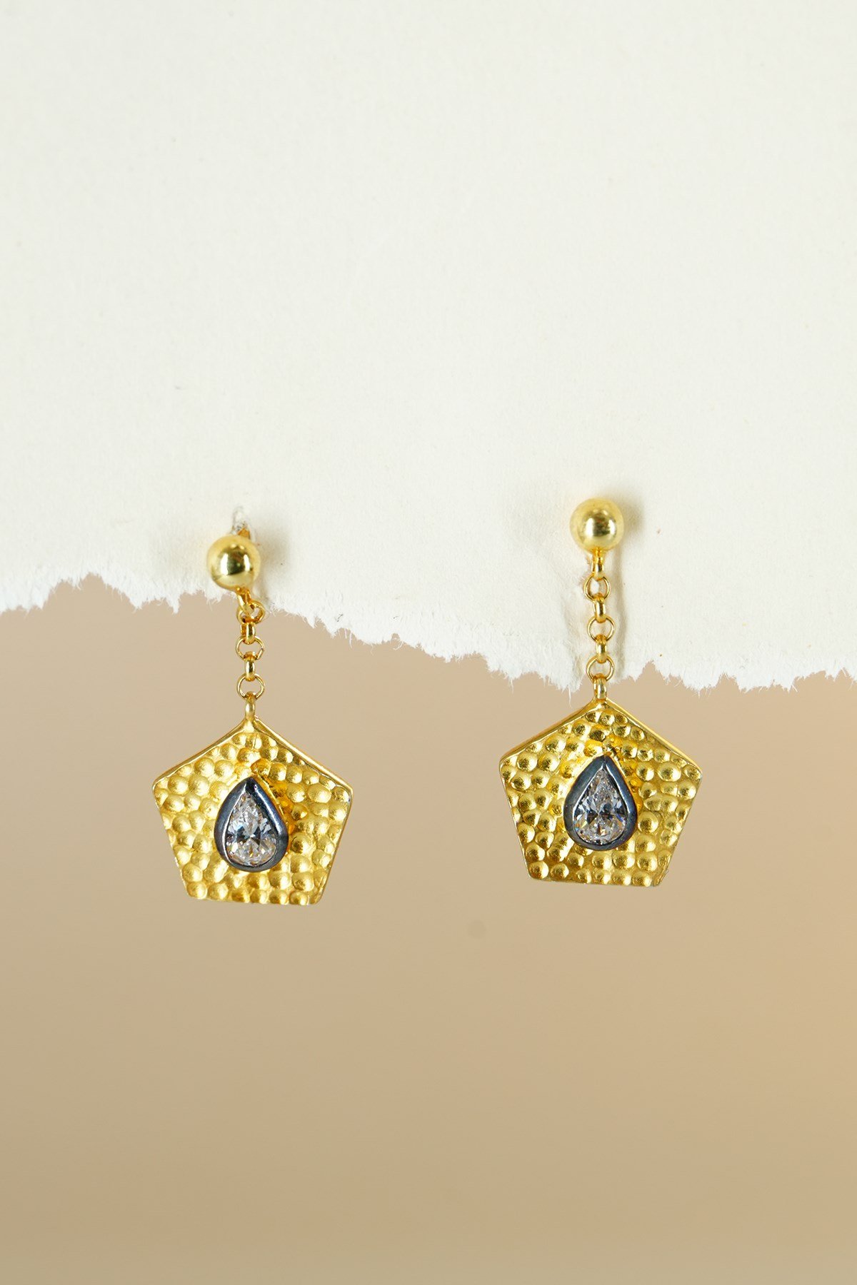 Zirkon Taşlı Gümüş Set
