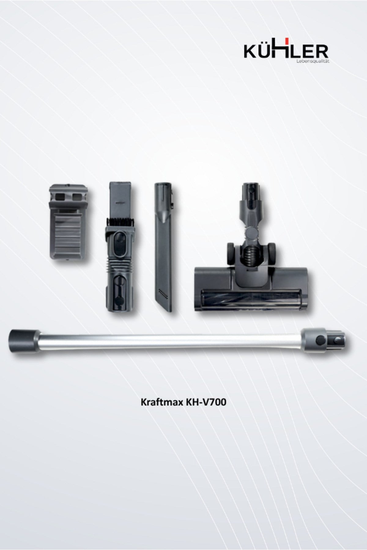 Kraftmax KH-V700 Kablosuz Turbo Fırçalı Dikey Şarjlı Süpürge