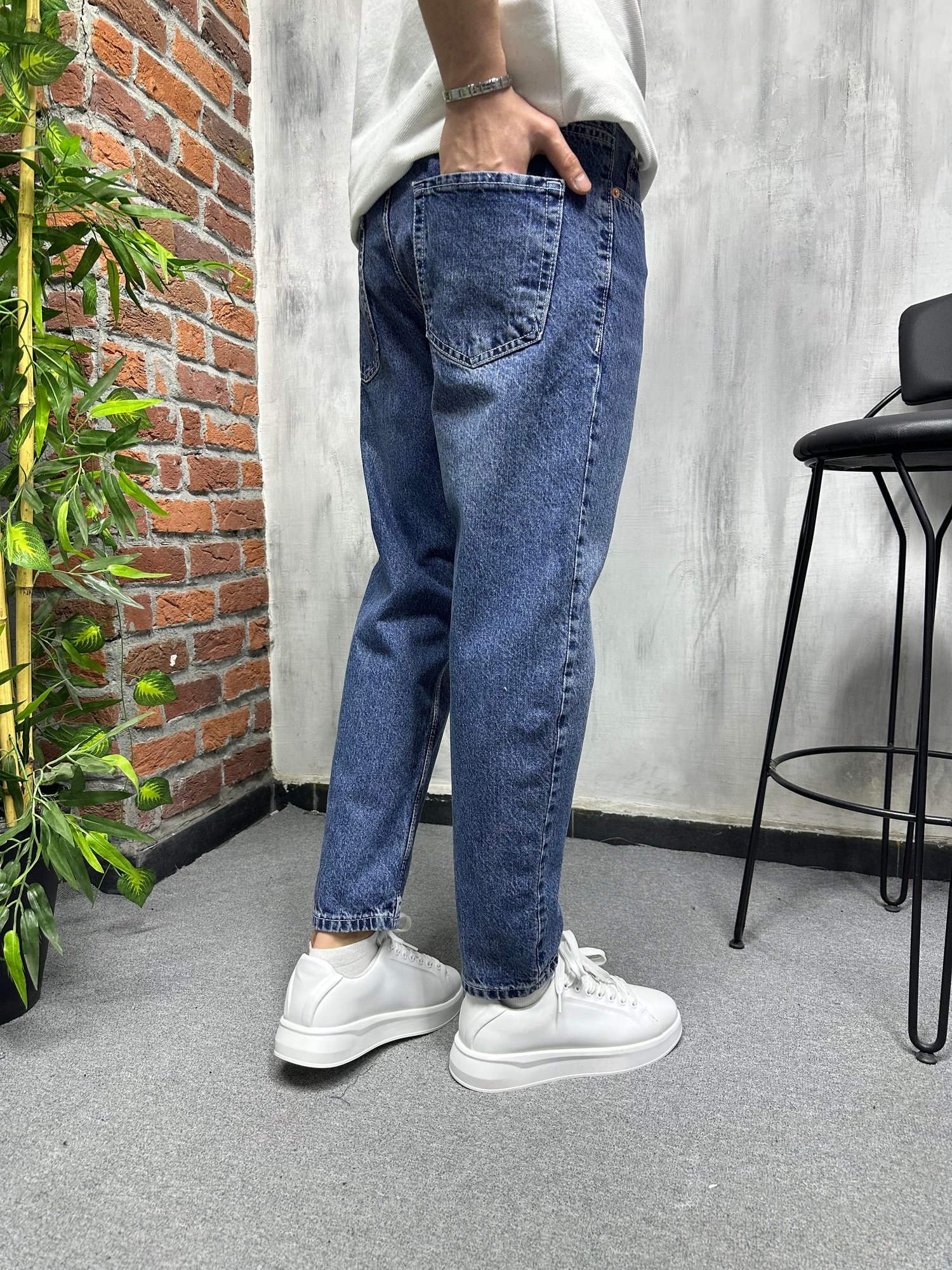 Boyfrend Kot Pantolon Lacivert