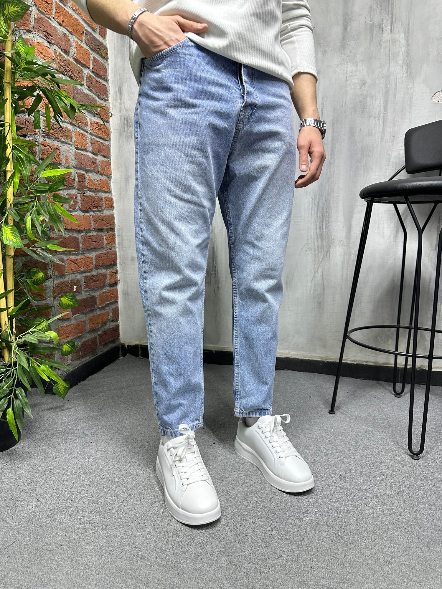 Boyfrend Kot Pantolon Mavi