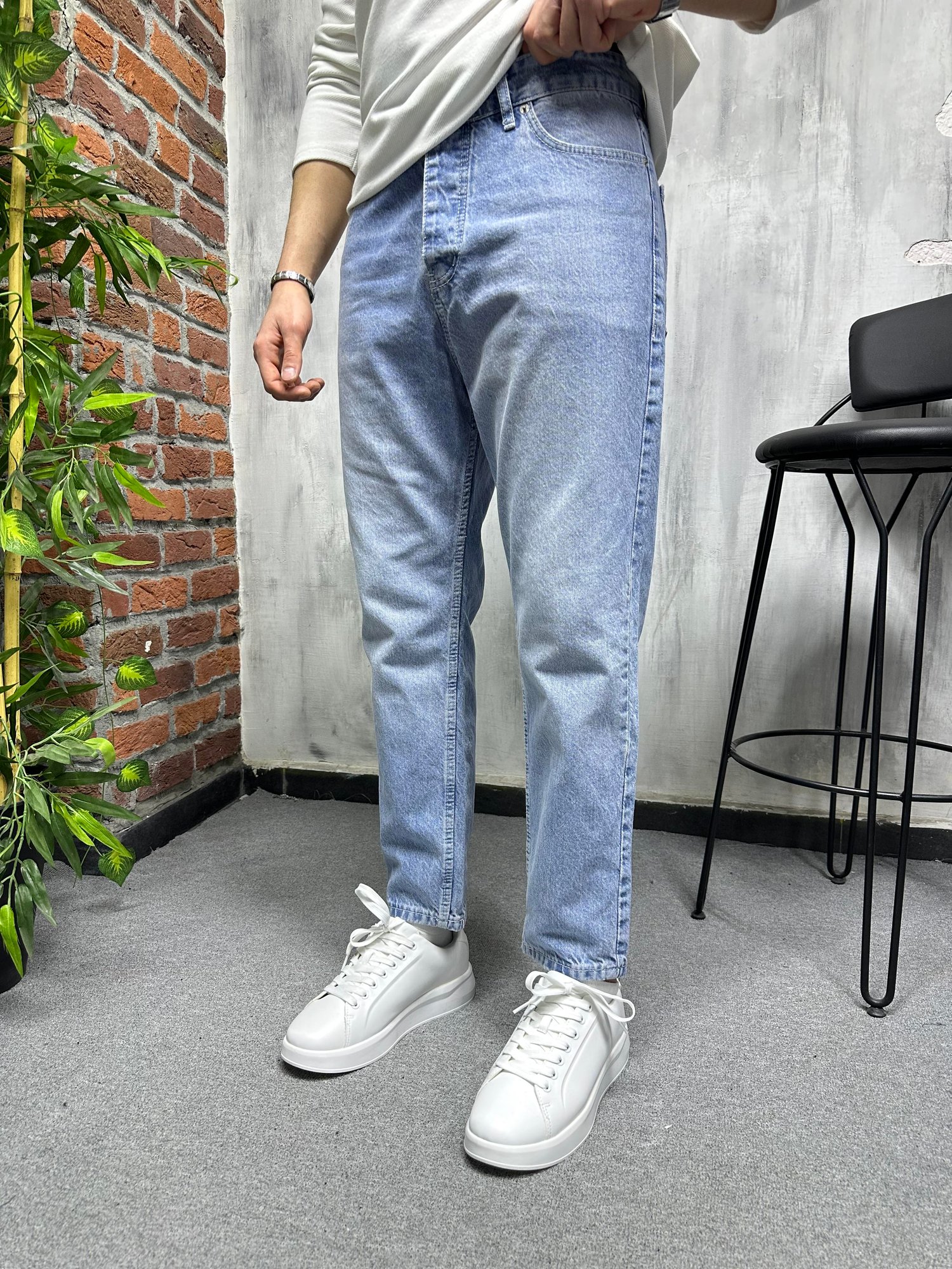 Boyfrend Kot Pantolon Mavi