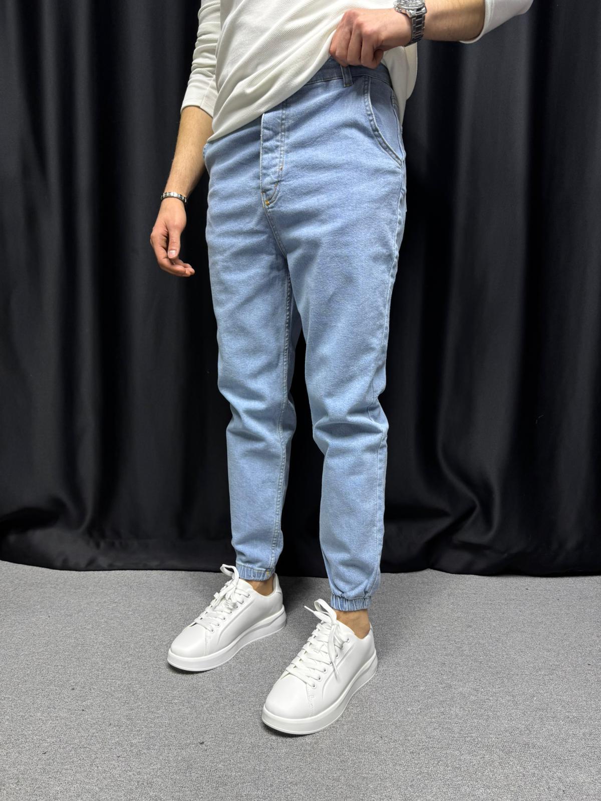 Dnt Likralı Jogger Pantolon Mavi