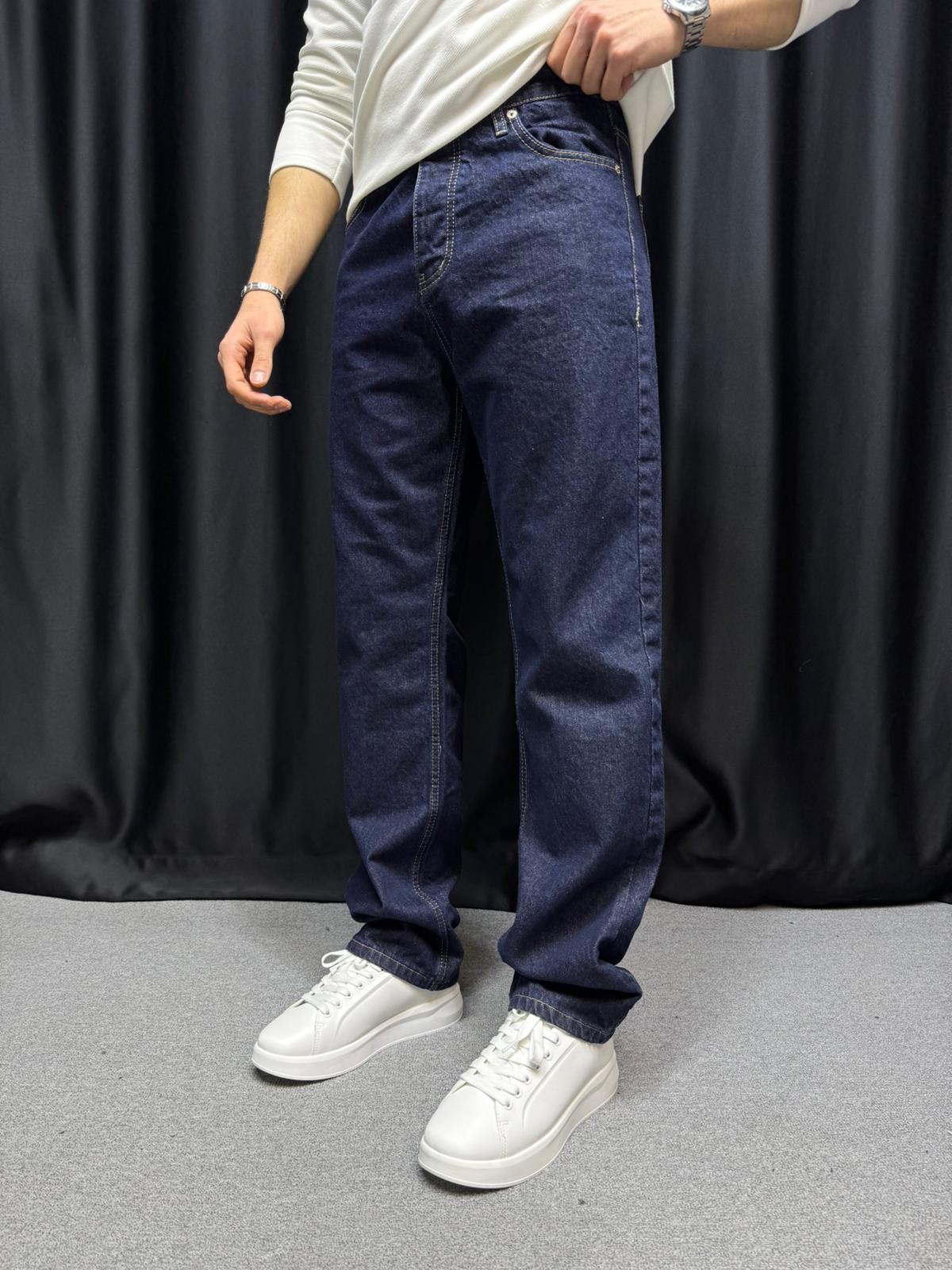 Regular Kalıp Jean Lacivert
