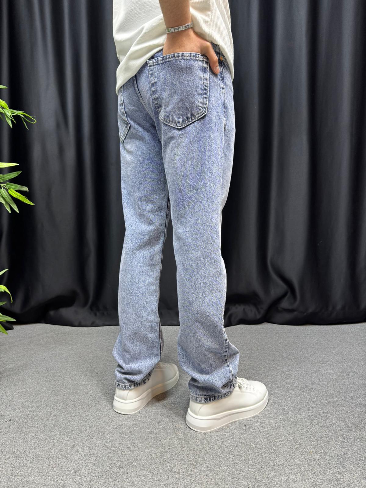 Regular Kalıp Jean Mavi