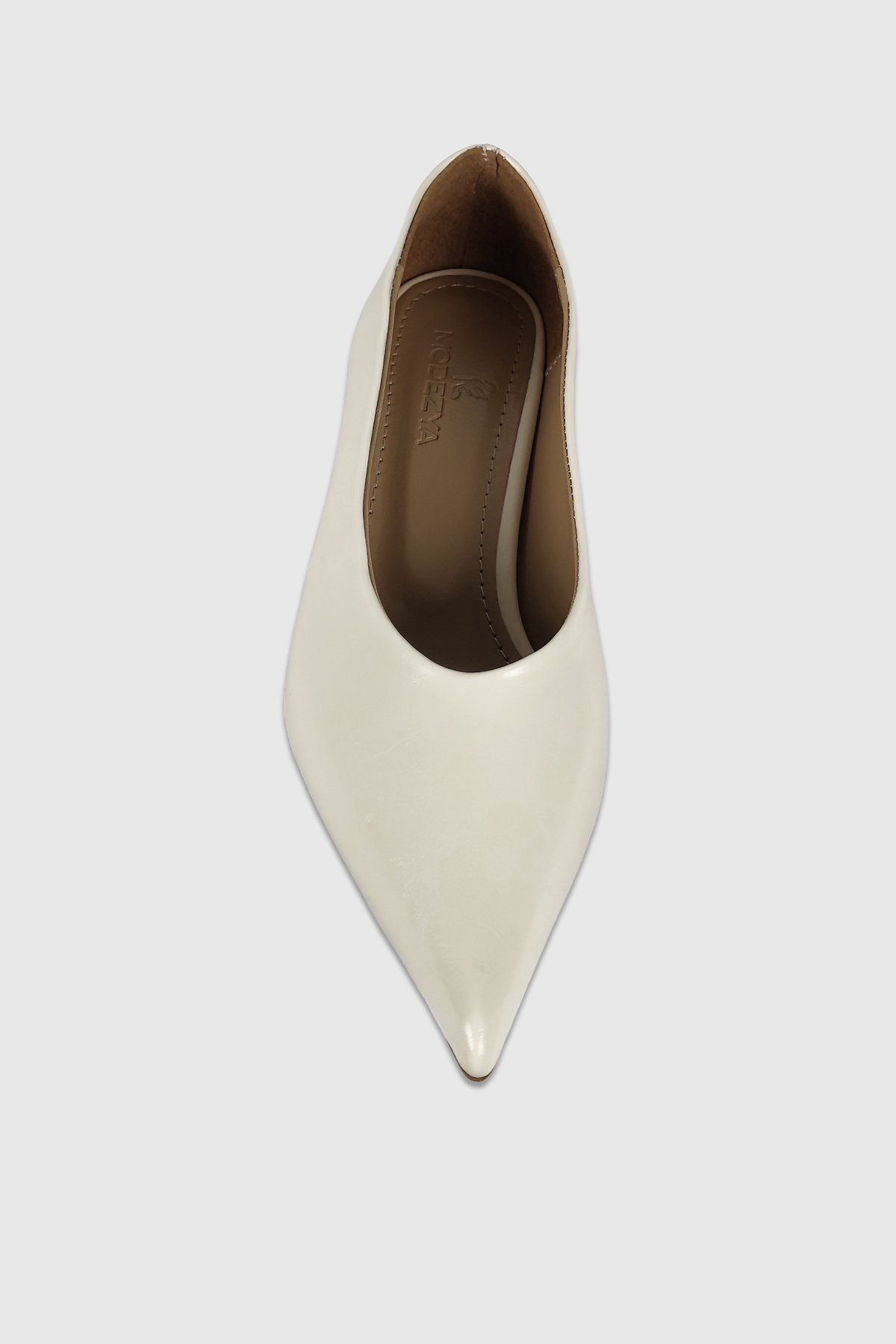 Clara Bej Mat Sivri Burun Kadın Stiletto