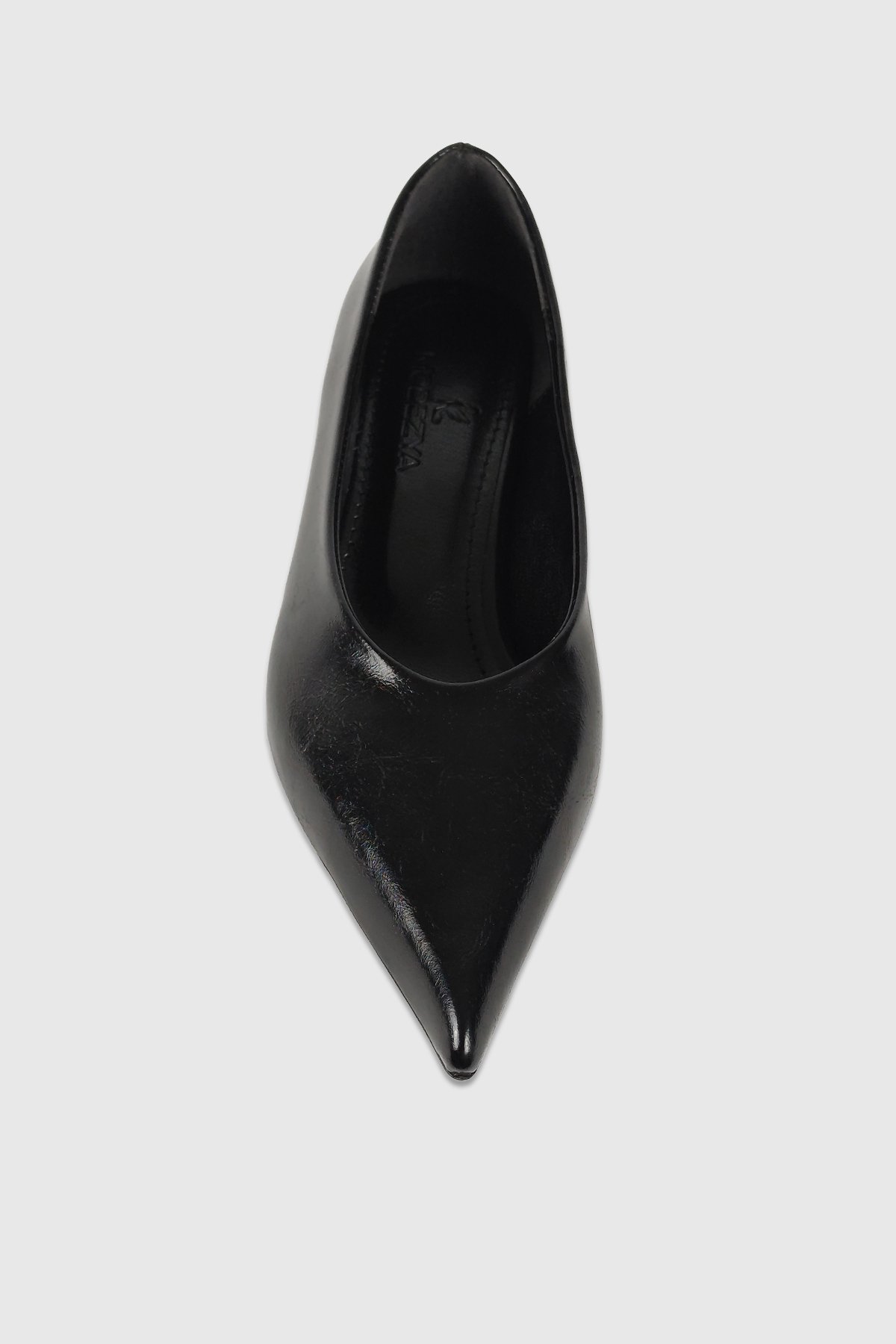 Clara Siyah Rustik Sivri Burun Kadın Stiletto