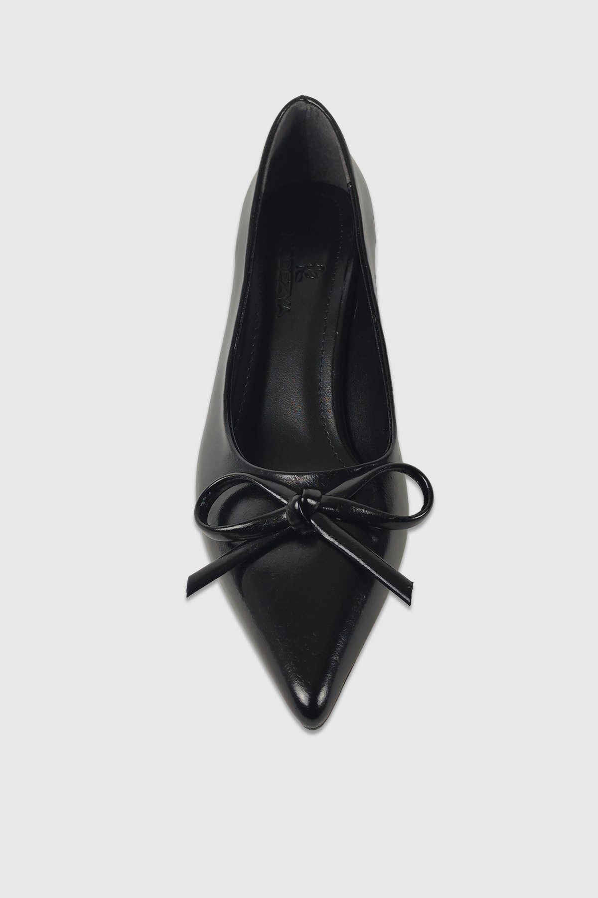 Daphne Siyah Rustik Fiyonk Detay Kadın Stiletto