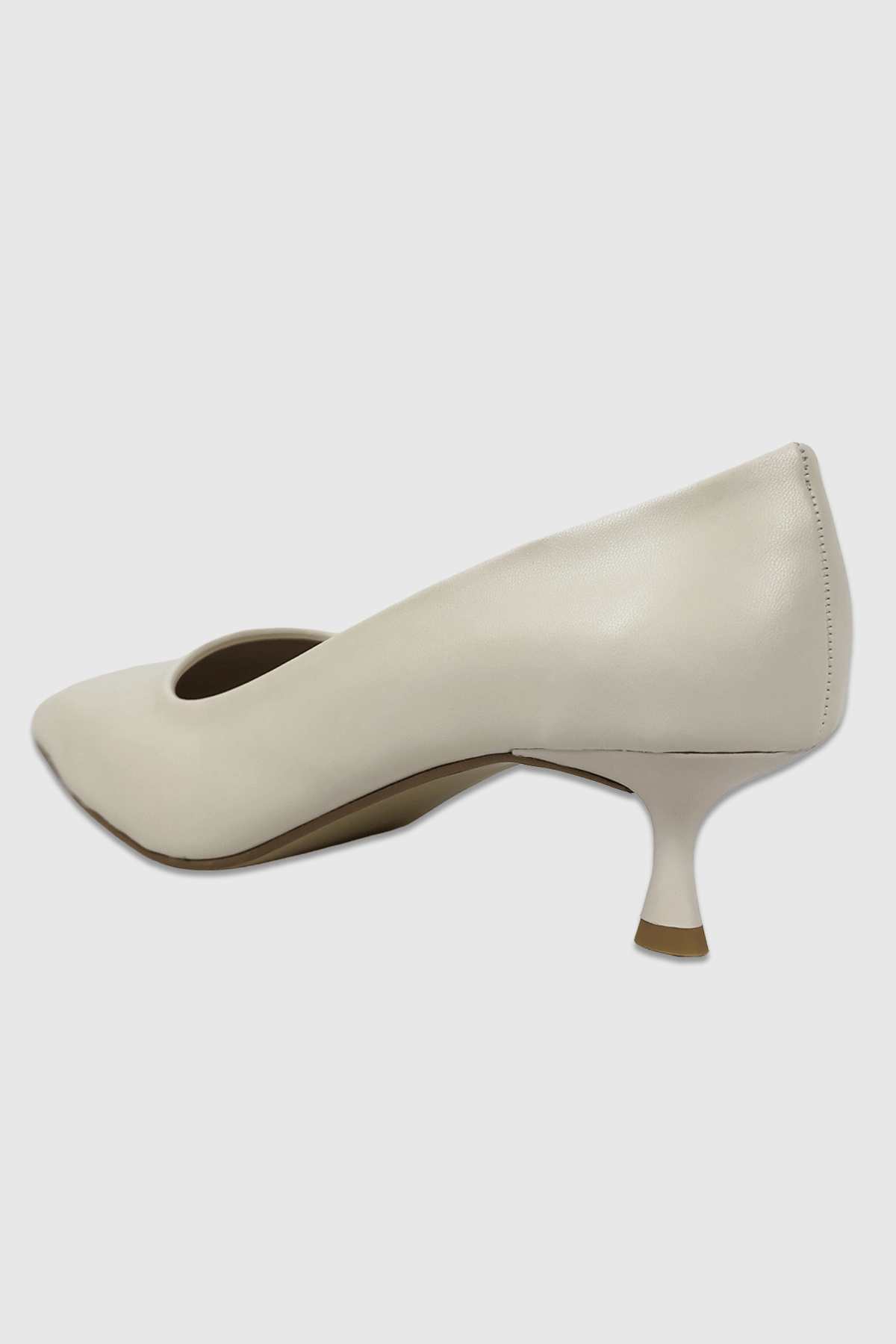 Kelly Bej Mat Sivri Burun Kadın Stiletto