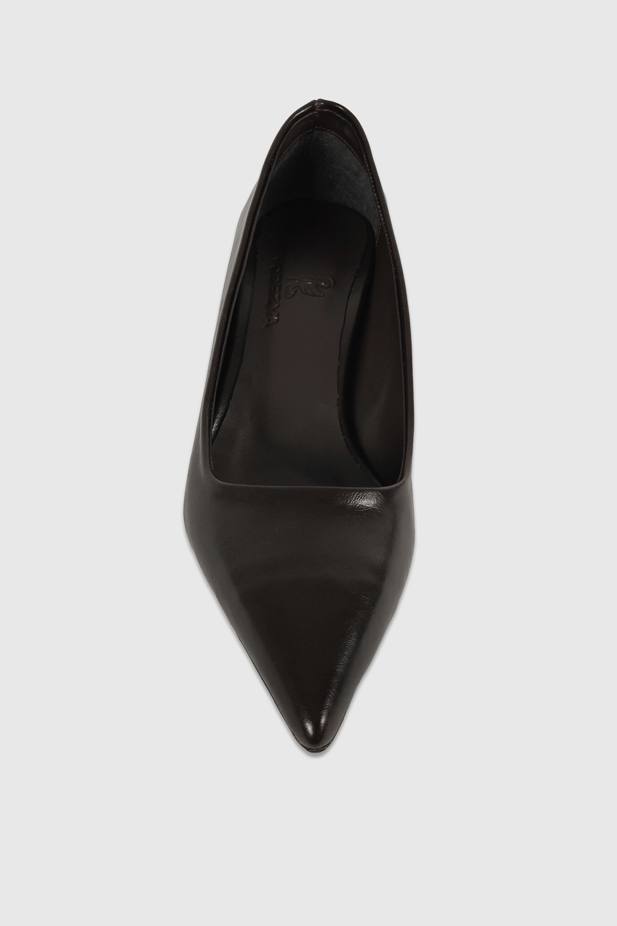 Kelly Kahve Rustik Sivri Burun Kadın Stiletto