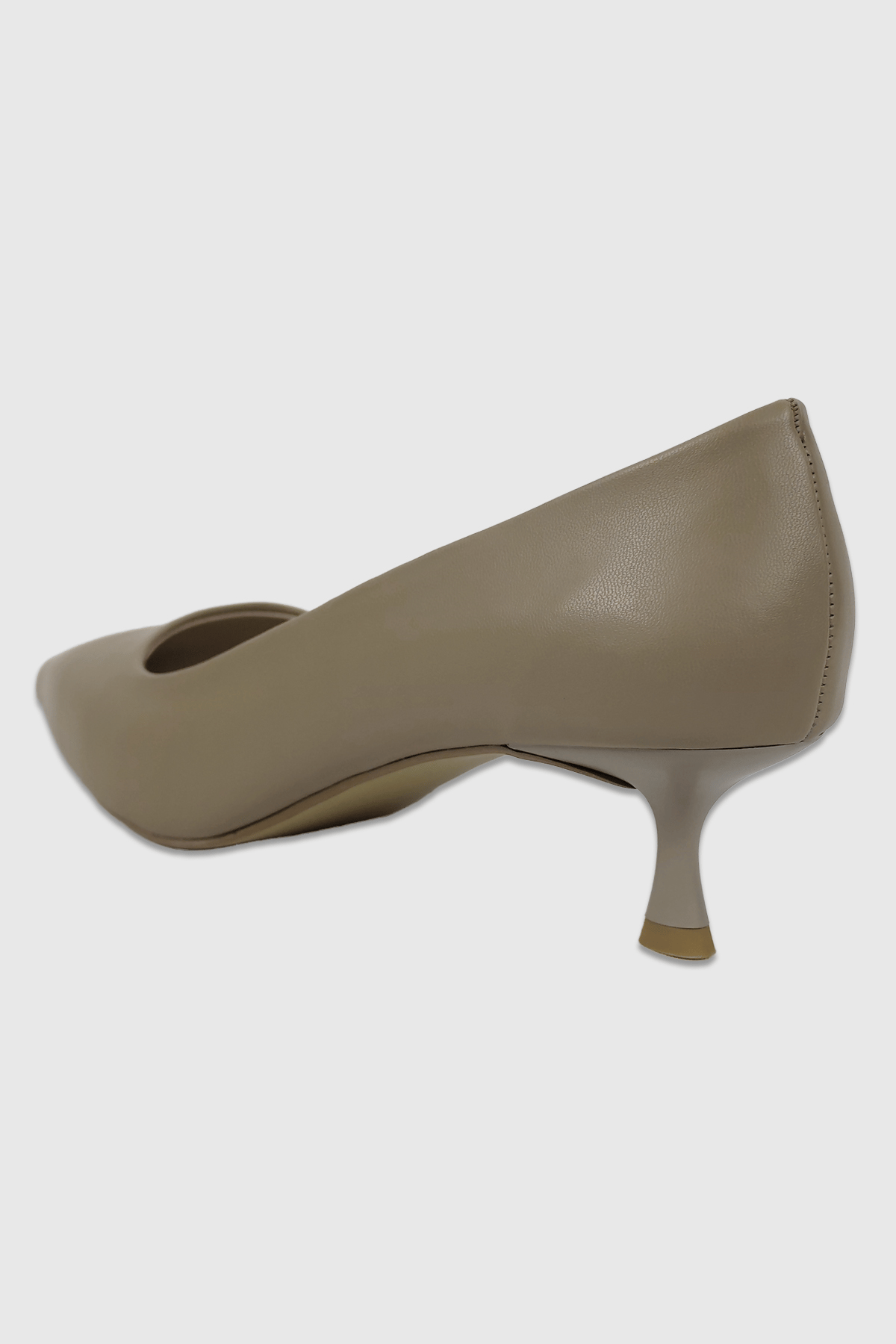 Kelly Koyu Bej Mat Sivri Burun Kadın Stiletto