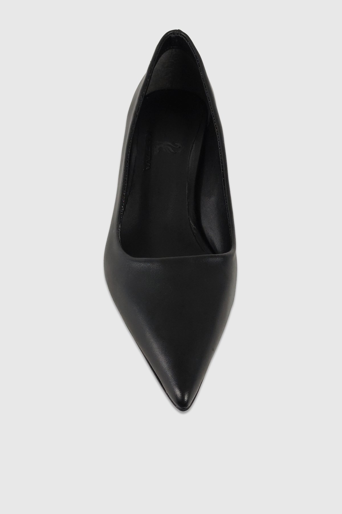 Kelly Siyah Mat Sivri Burun Kadın Stiletto