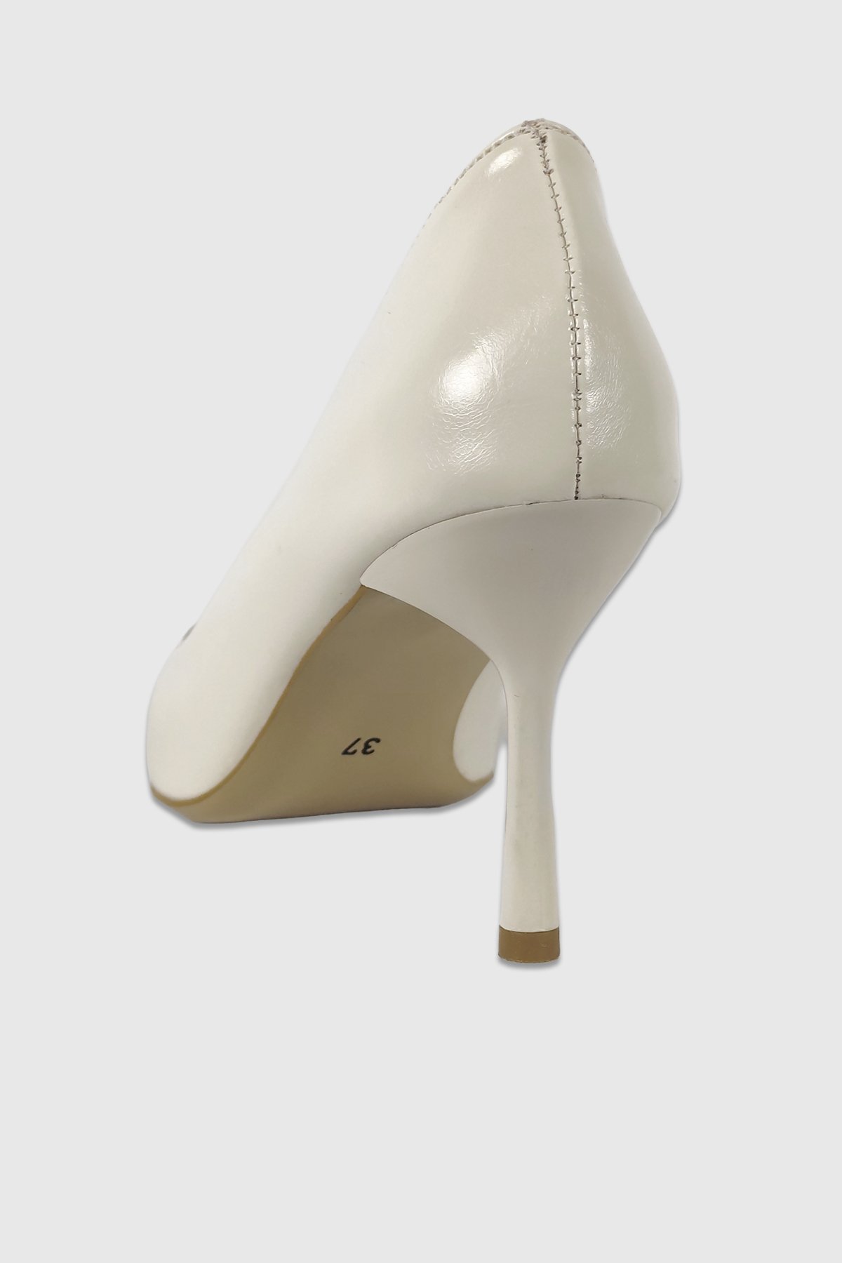 Queen Bej Rustik Kadın Sivri Burun Stiletto