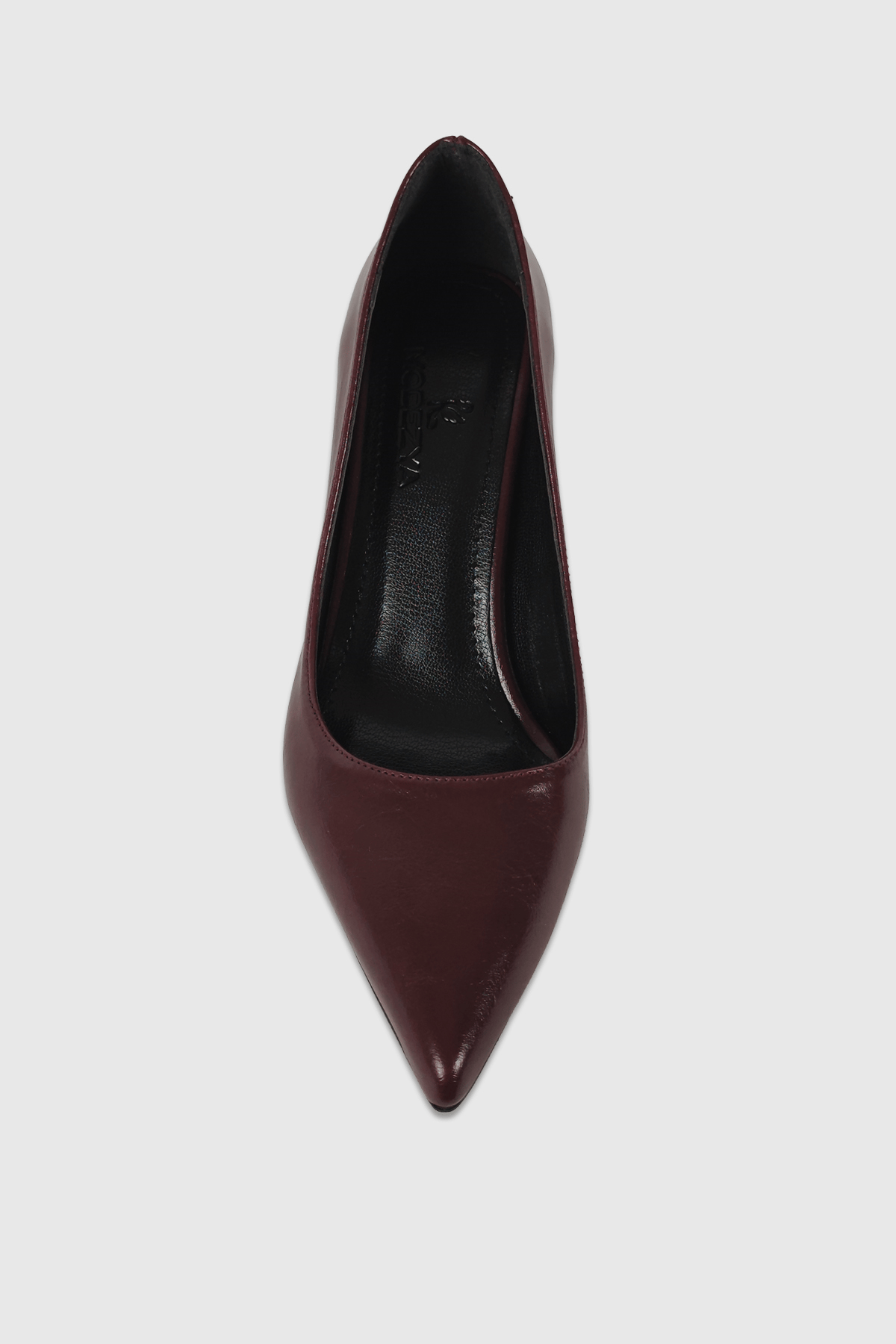 Queen Bordo Rustik Kadın Sivri Burun Stiletto
