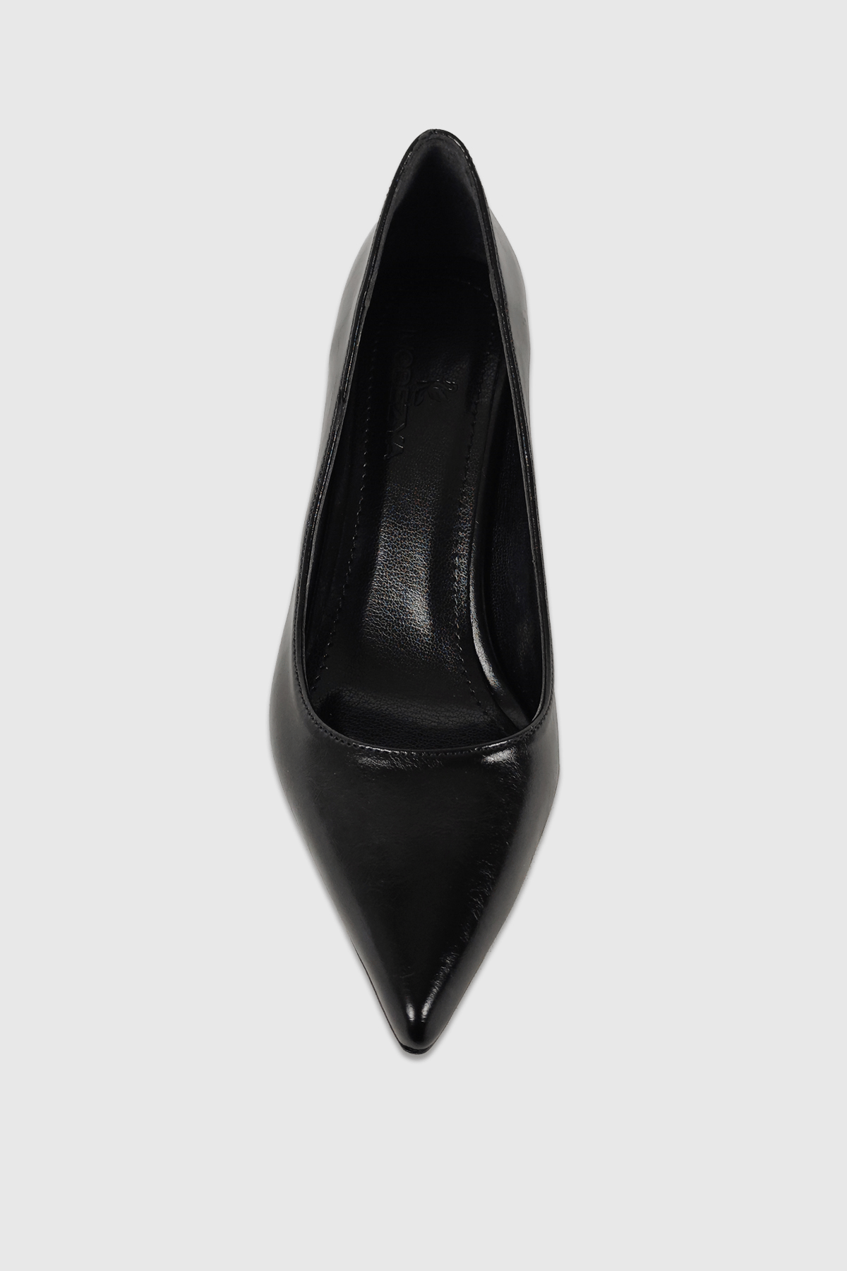 Queen Siyah Rustik Kadın Sivri Burun Stiletto