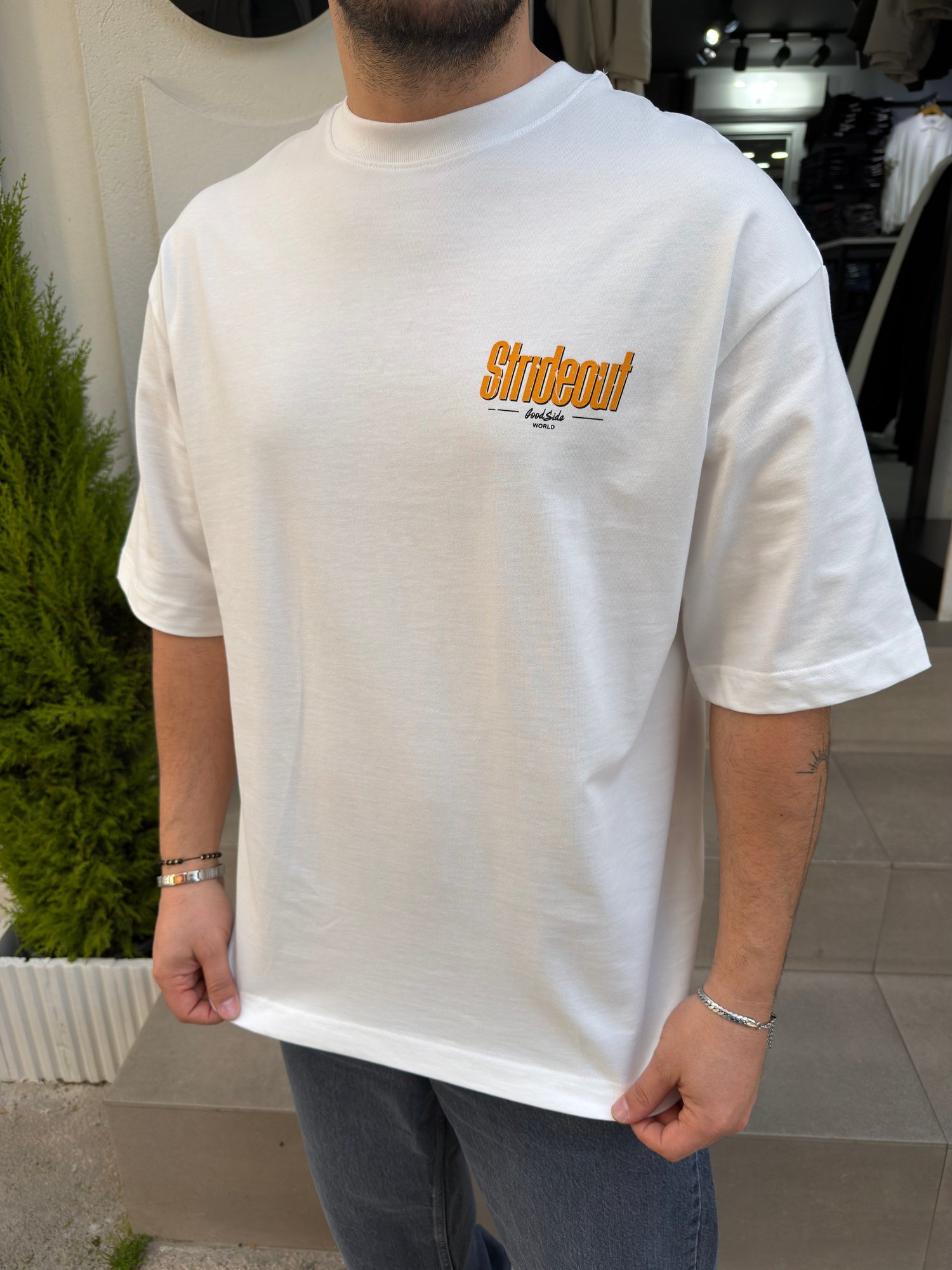 Design Baskılı Oversize Tshirt