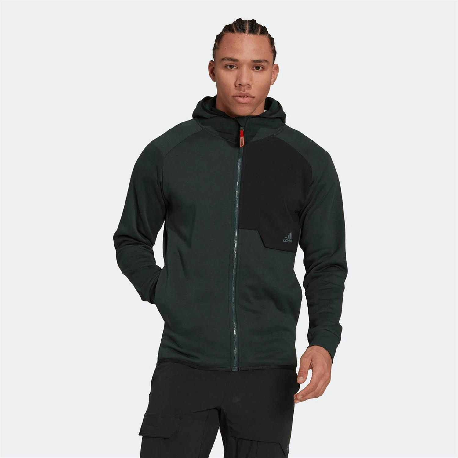 ADİDAS ERKEK KAPÜŞONLU FERMUARLI EŞOFMAN ÜST  M X-City W Pt HK4475