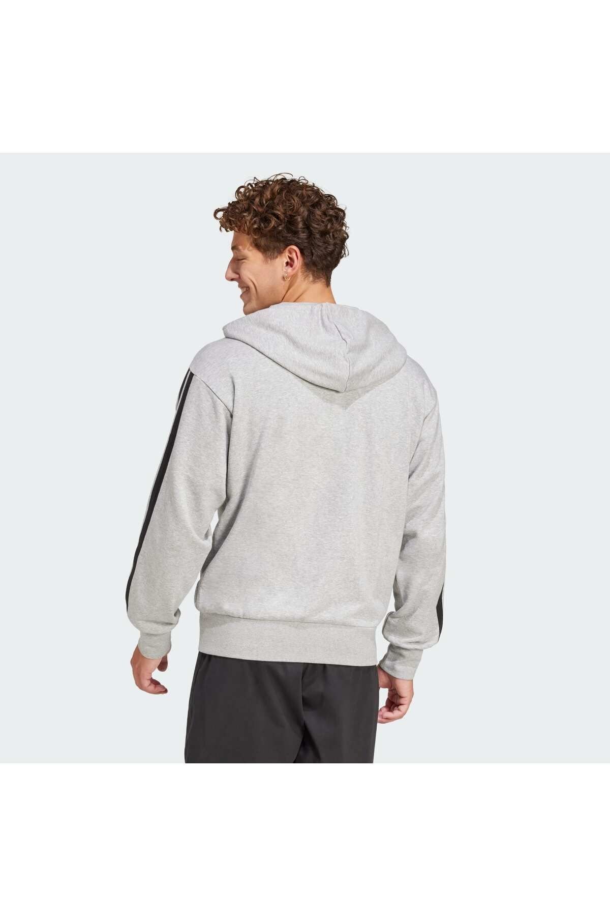 ADİDAS ERKEK KAPÜŞONLU SWEATSHİRT M 3S FT FZ HD JE6338