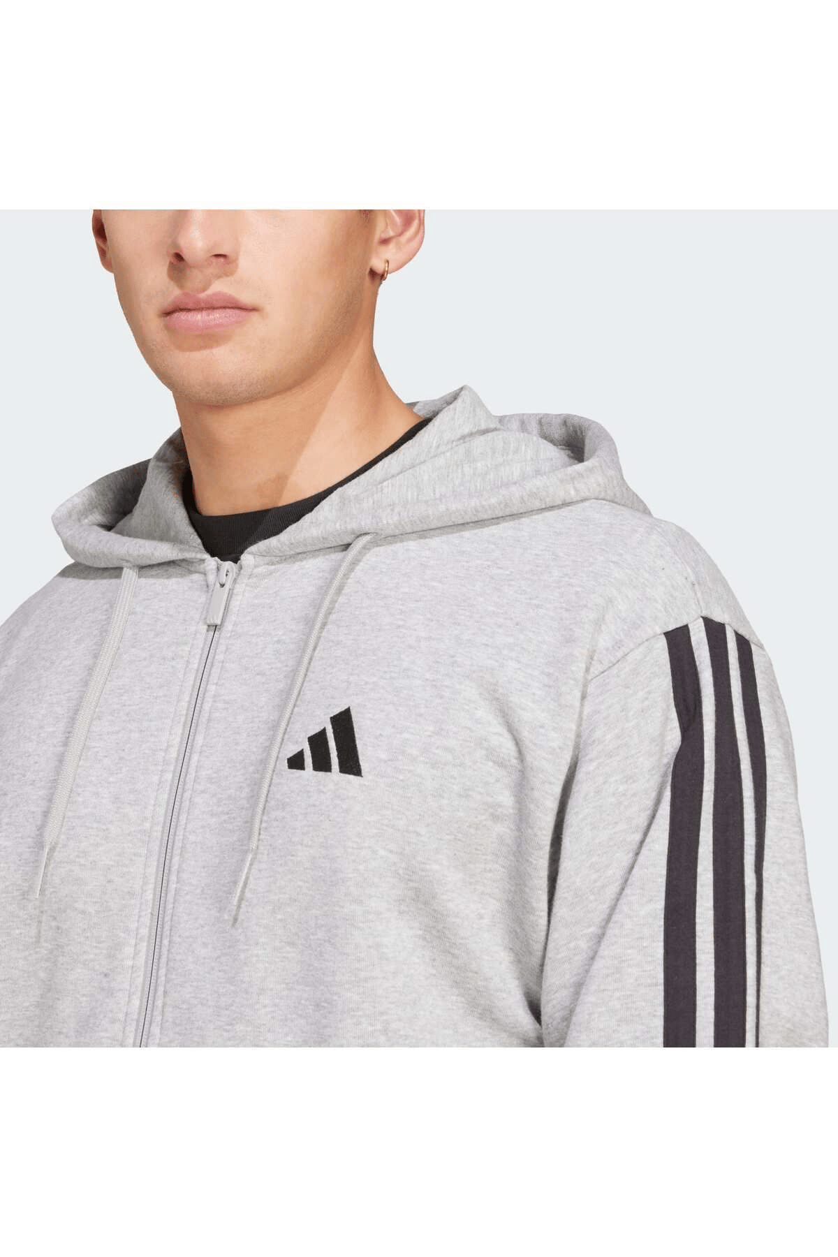 ADİDAS ERKEK KAPÜŞONLU SWEATSHİRT M 3S FT FZ HD JE6338