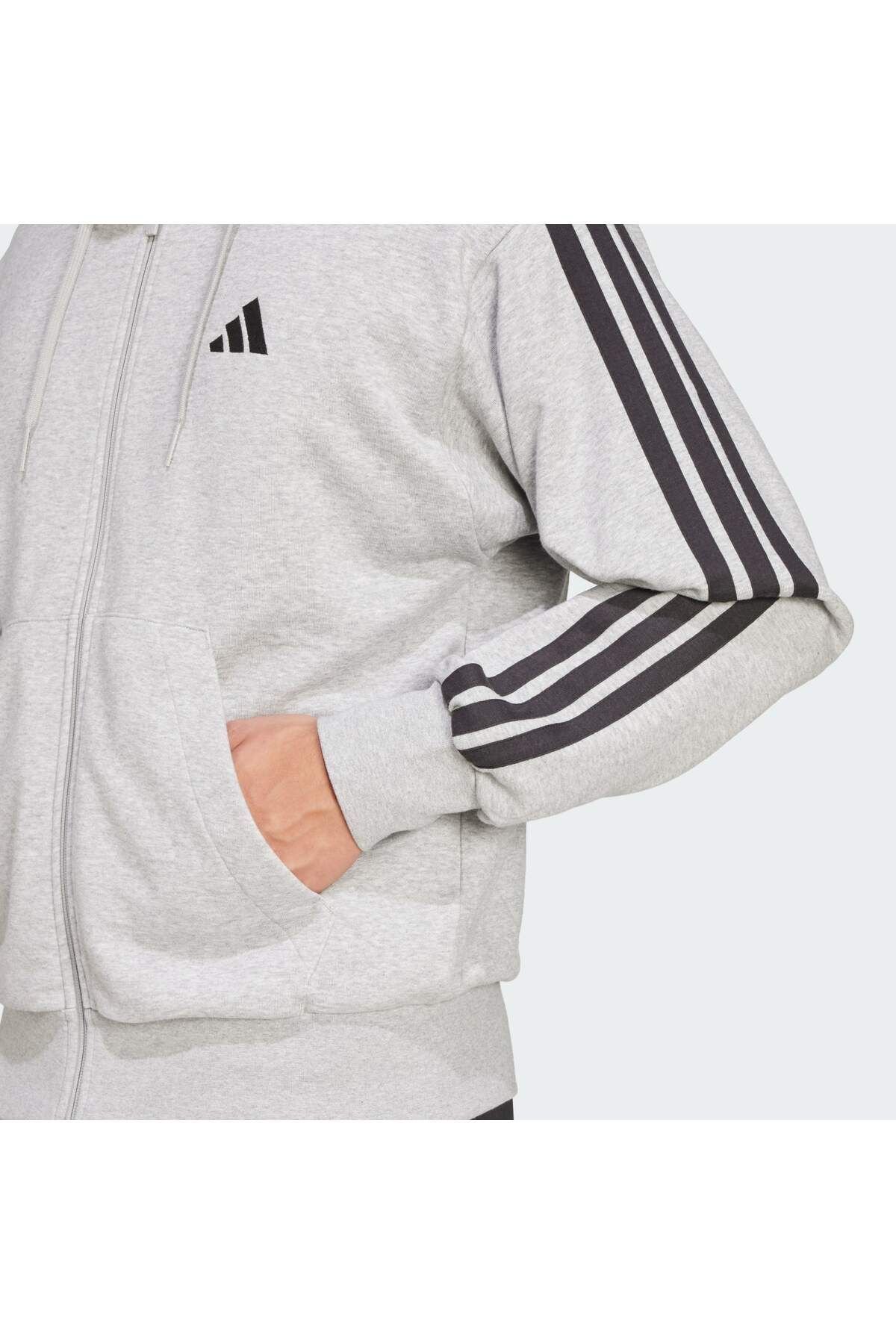 ADİDAS ERKEK KAPÜŞONLU SWEATSHİRT M 3S FT FZ HD JE6338
