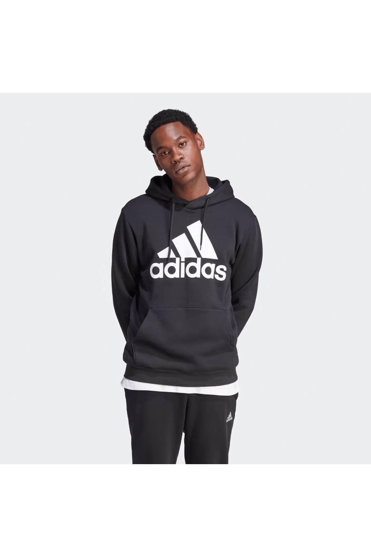 ADİDAS ERKEK KAPÜŞONLU SWEATSHİRT M BL FL HD IB4024
