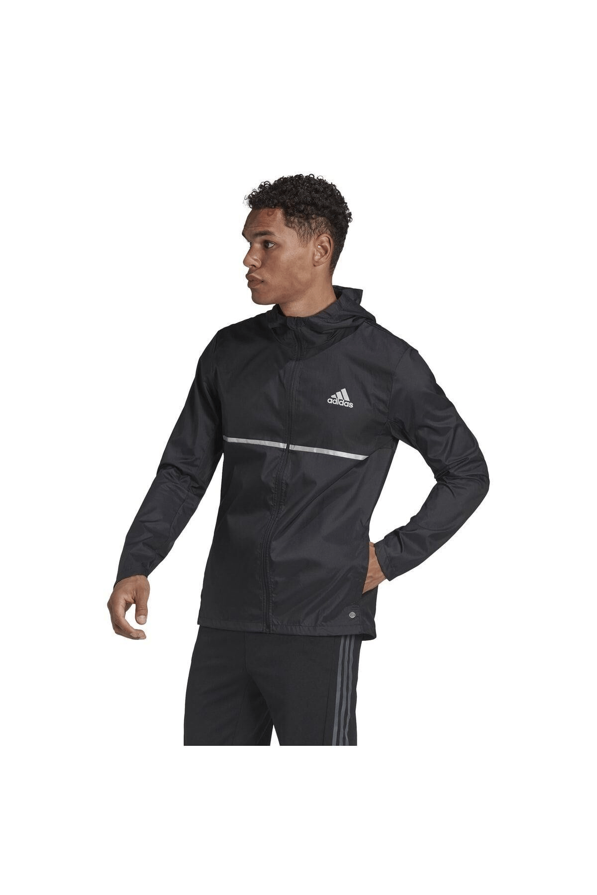 ADİDAS ERKEK KAPÜŞONLU ÜST OWN THE RUN JKT H58592