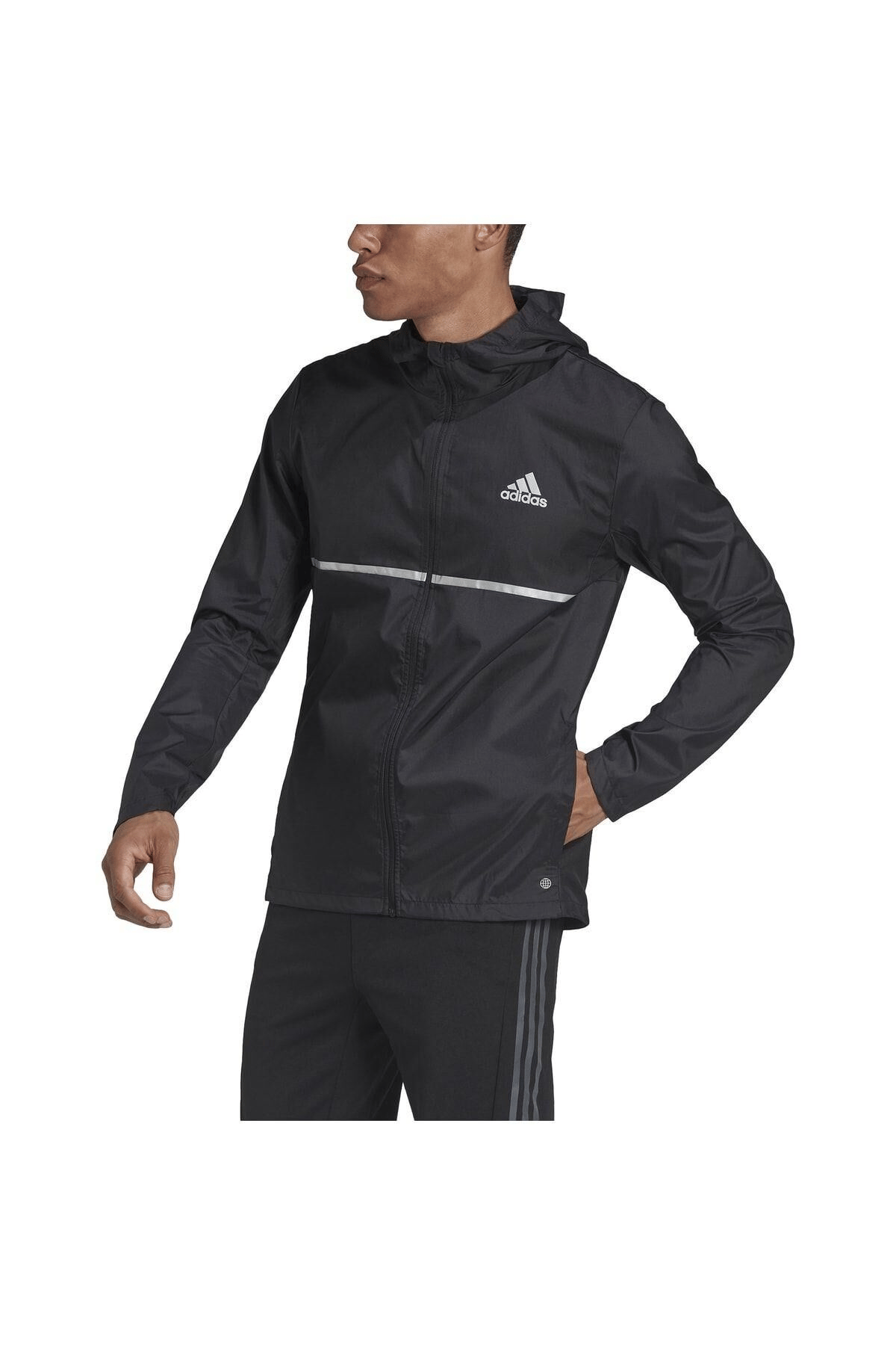 ADİDAS ERKEK KAPÜŞONLU ÜST OWN THE RUN JKT H58592