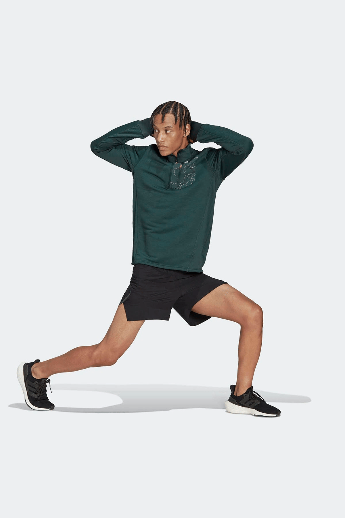 ADİDAS ERKEK SWEATSHİRTY X-CITY 1/4 ZIP HF6384
