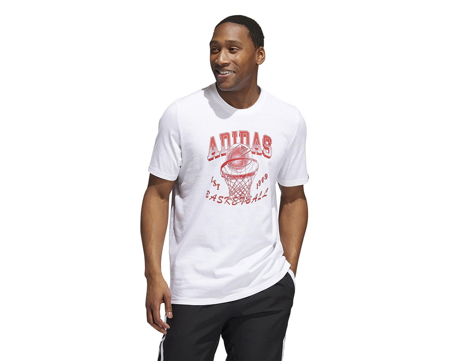 ADİDAS ERKEK TİŞÖRT AWORLD HOOPS T HL0079