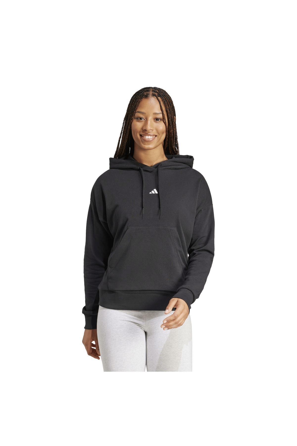 ADİDAS KADIN KAPÜŞONLU SWEATSHIRT W SL FT HD JD7989