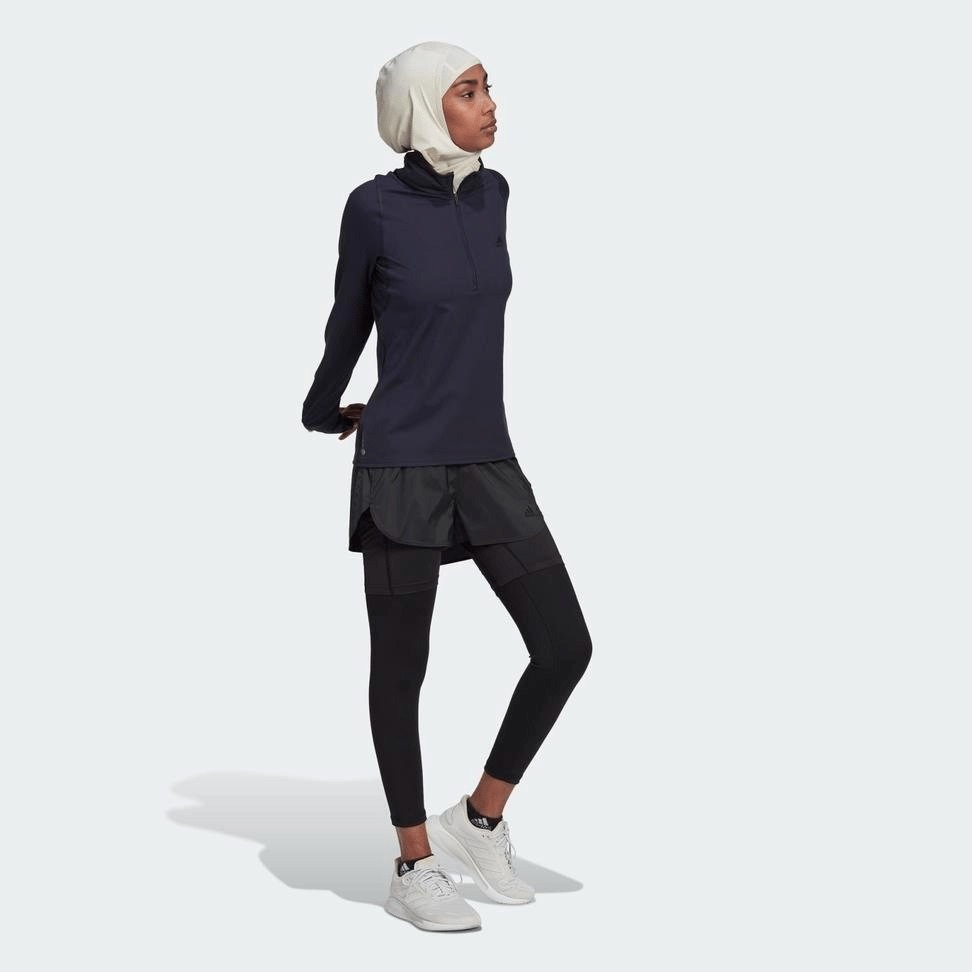 ADİDAS KADIN KOŞU SWEATSHİRT RN FAST 1/2 ZIP HK9017