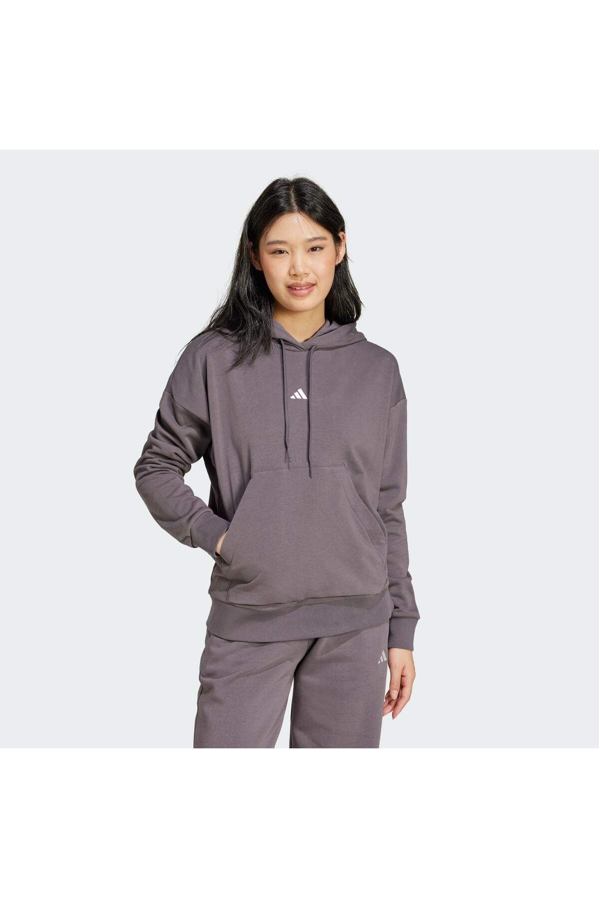 ADİDAS KADIN SWEATSHIRT W SL FT HD JD7997