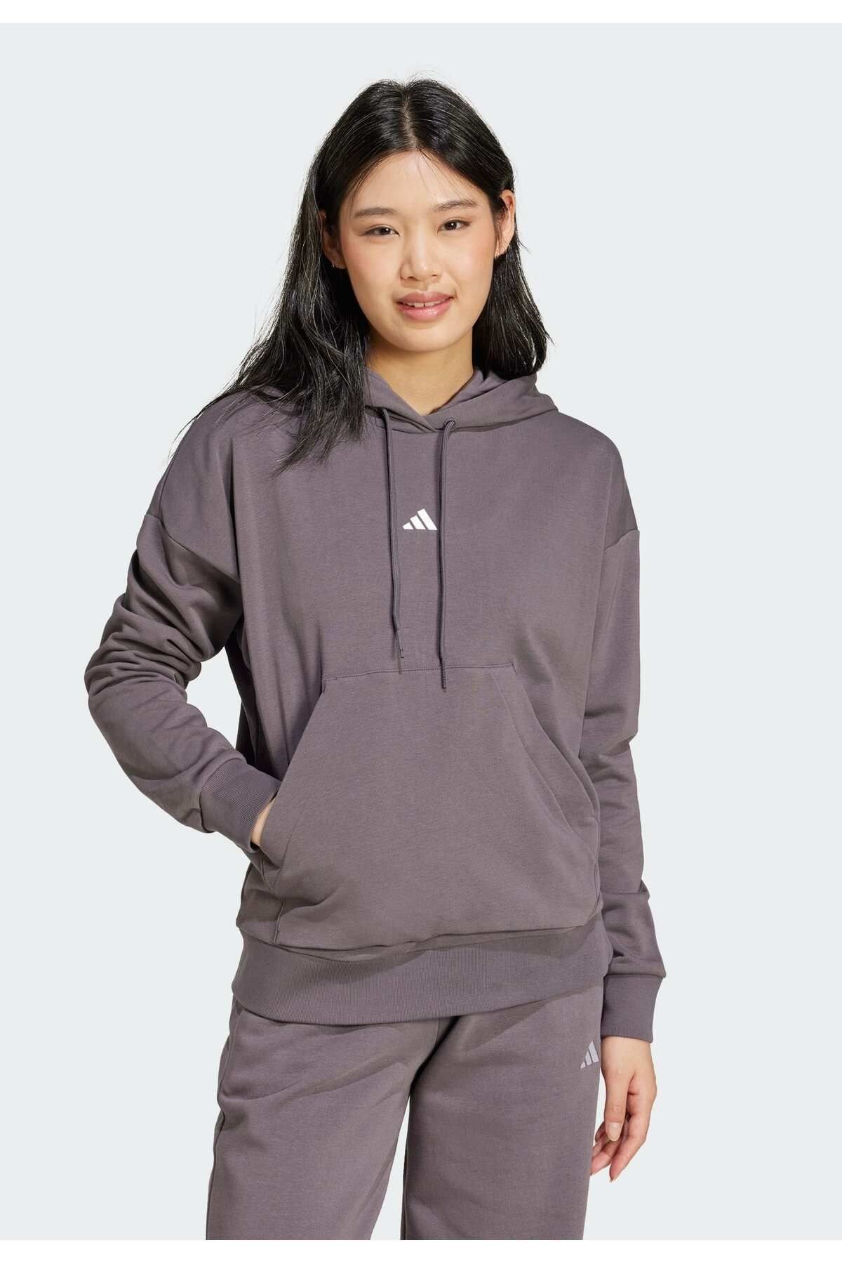 ADİDAS KADIN SWEATSHIRT W SL FT HD JD7997